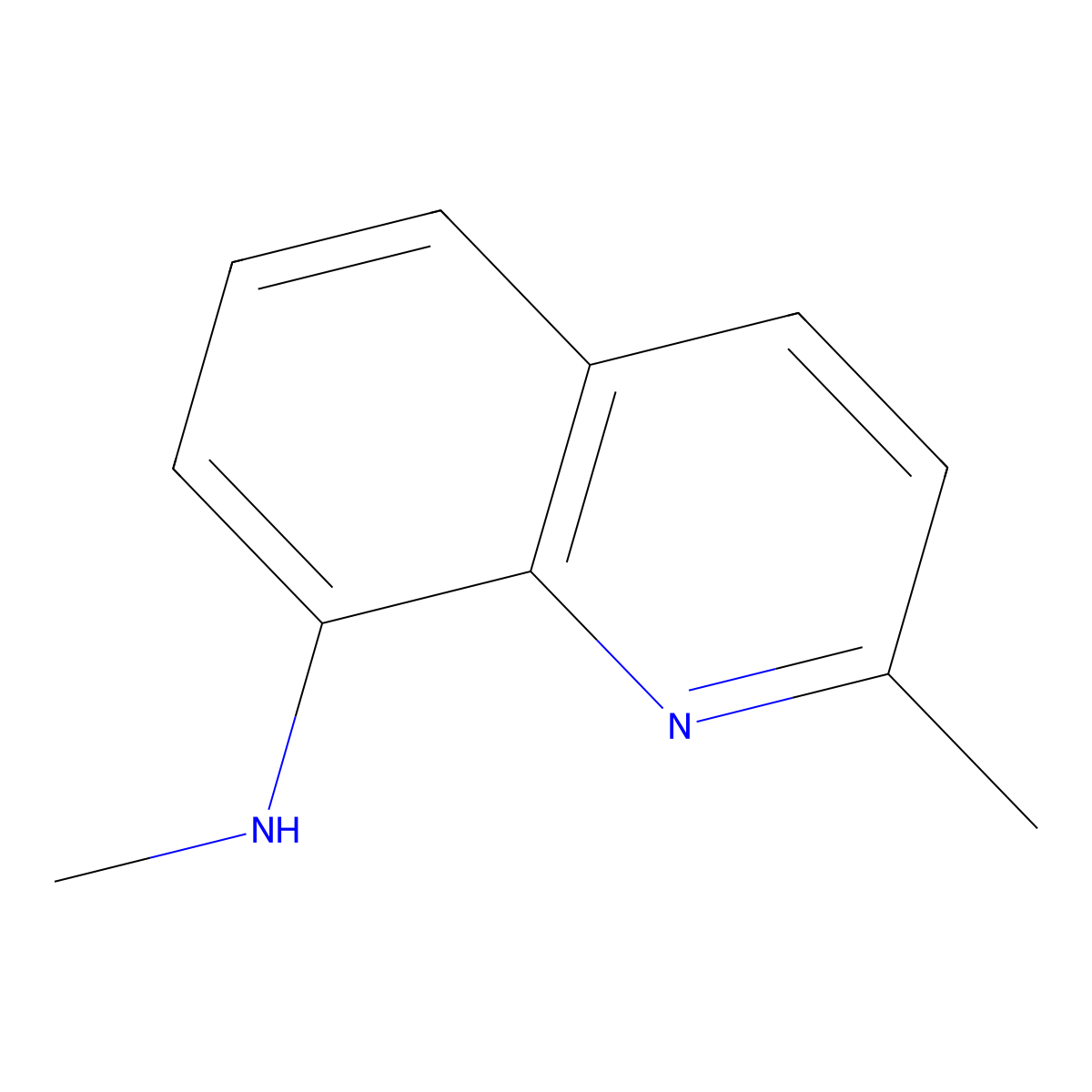 N,2-Dimethyl-8-quinolinamine molecular structure, CAS 128278-09-1
