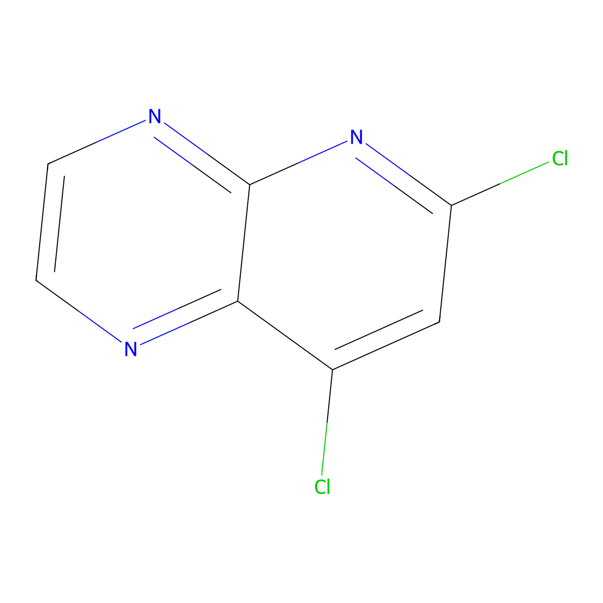 6,8-Dichloropyrido[2,3-b]pyrazine molecular structure, CAS 1283075-60-4