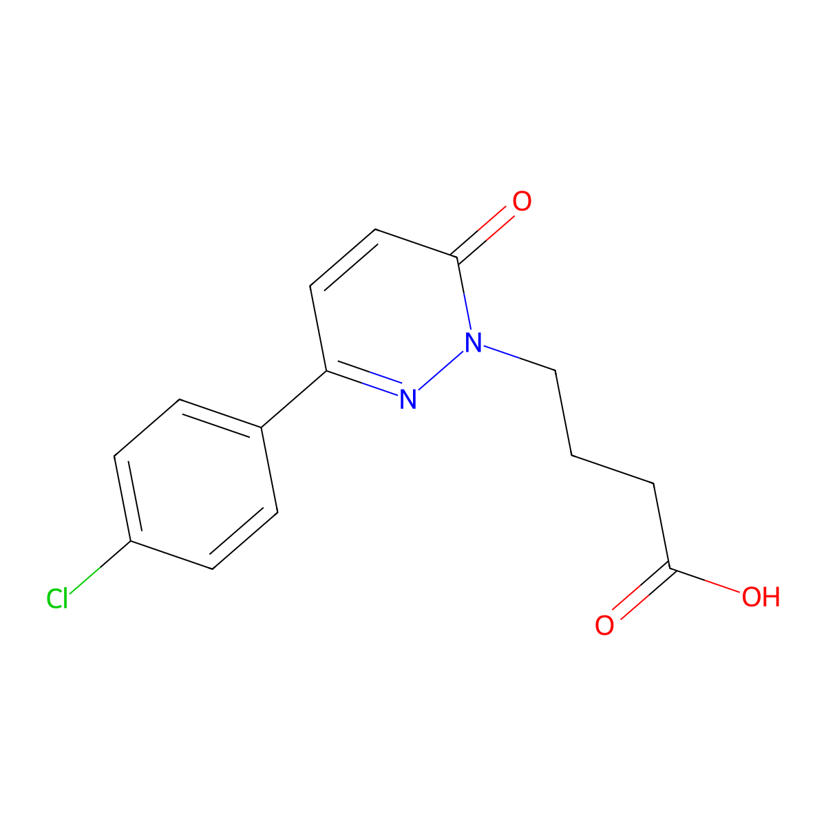 4-[3-(4-chlorophenyl)-6-oxopyridazin-1(6H)-yl]butanoic acid molecular structure, CAS 1283109-65-8