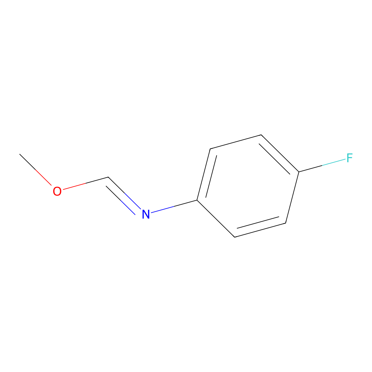 Methyl (4-fluorophenyl)imidoformate molecular structure, CAS 1283244-51-8