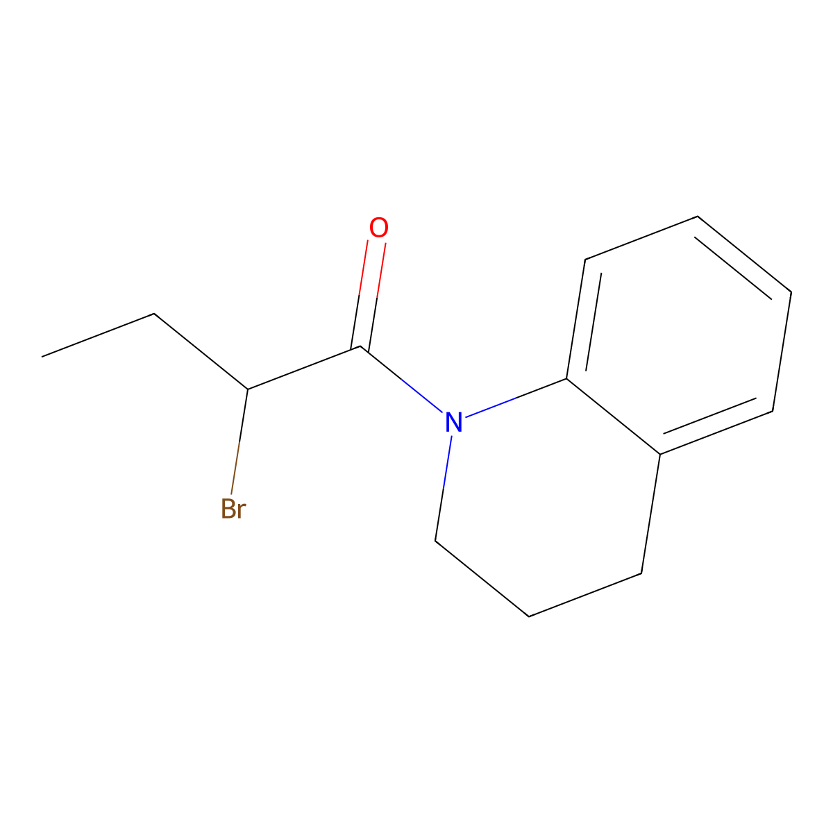 1-(2-Bromobutanoyl)-1,2,3,4-tetrahydroquinoline molecular structure, CAS 1283274-46-3