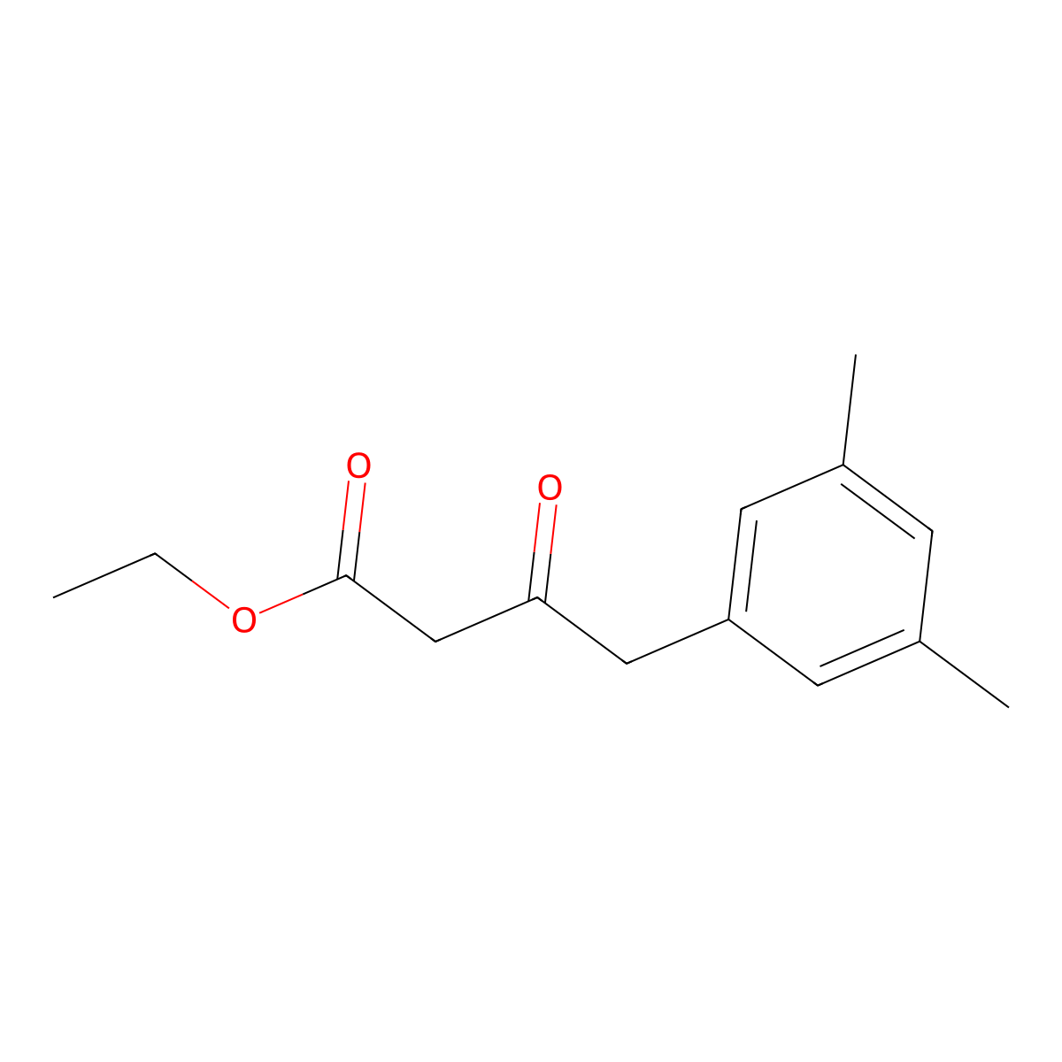 4-(3,5-Dimethyl-phenyl)-3-oxo-butyric acid ethyl ester molecular structure, CAS 1283293-97-9