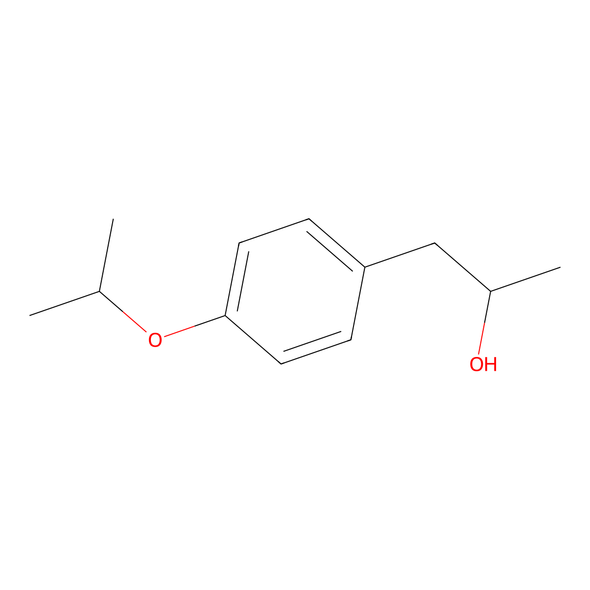 1-[4-(Propan-2-yloxy)phenyl]propan-2-ol molecular structure, CAS 1283636-37-2