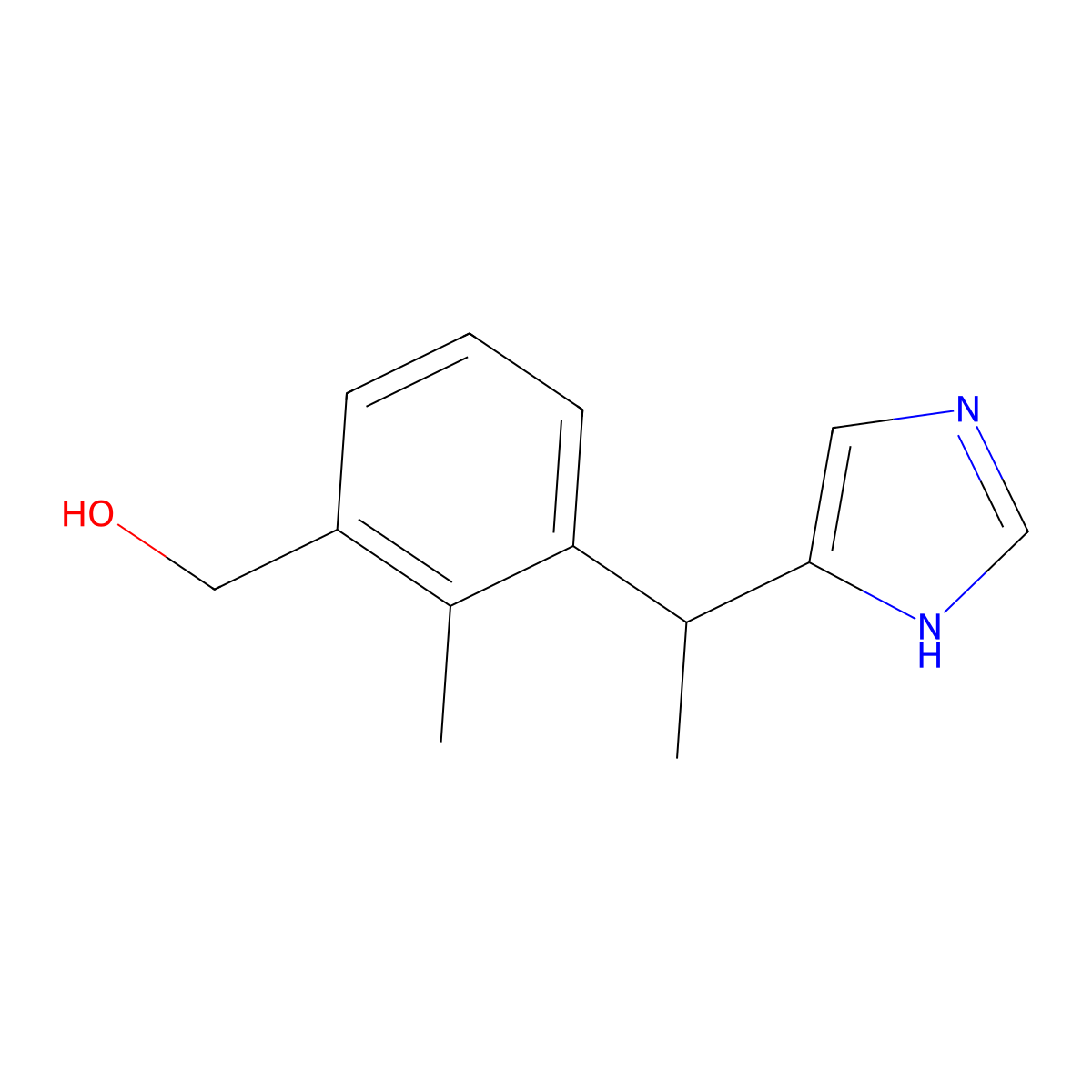 3-Hydroxy Medetomidine molecular structure, CAS 128366-50-7