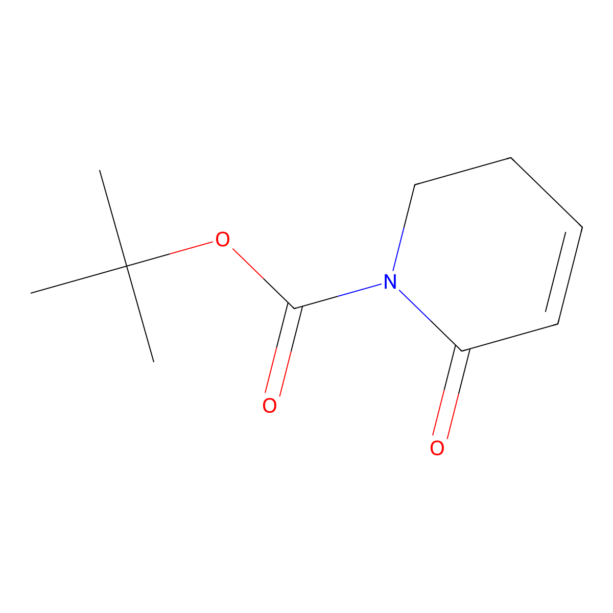 Tert-butyl 6-oxo-1,2,3,6-tetrahydropyridine-1-carboxylate molecular structure, CAS 128372-89-4