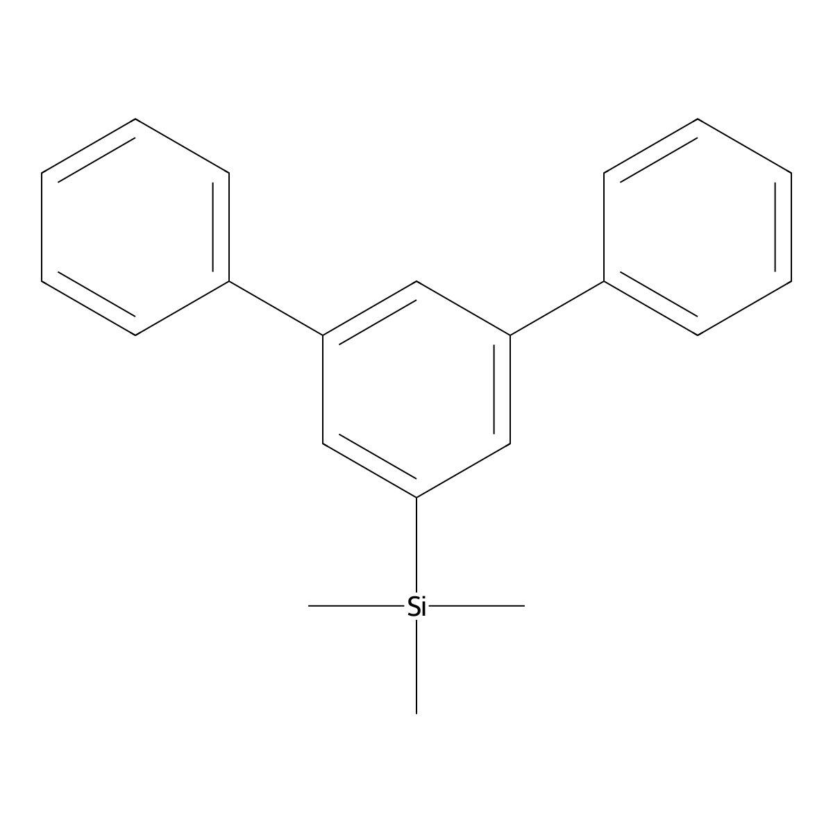(m-Terphenyl-5'-yl)trimethylsilane molecular structure, CAS 128388-53-4