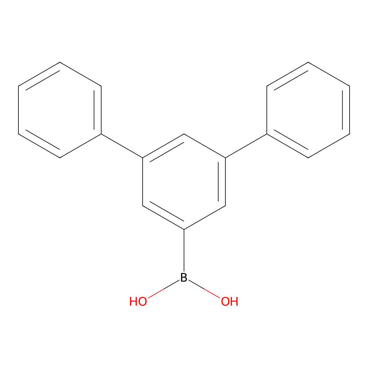 (1~1~,2~1~:2~3~,3~1~-Terphenyl)-2~5~-ylboronic acid molecular structure, CAS 128388-54-5