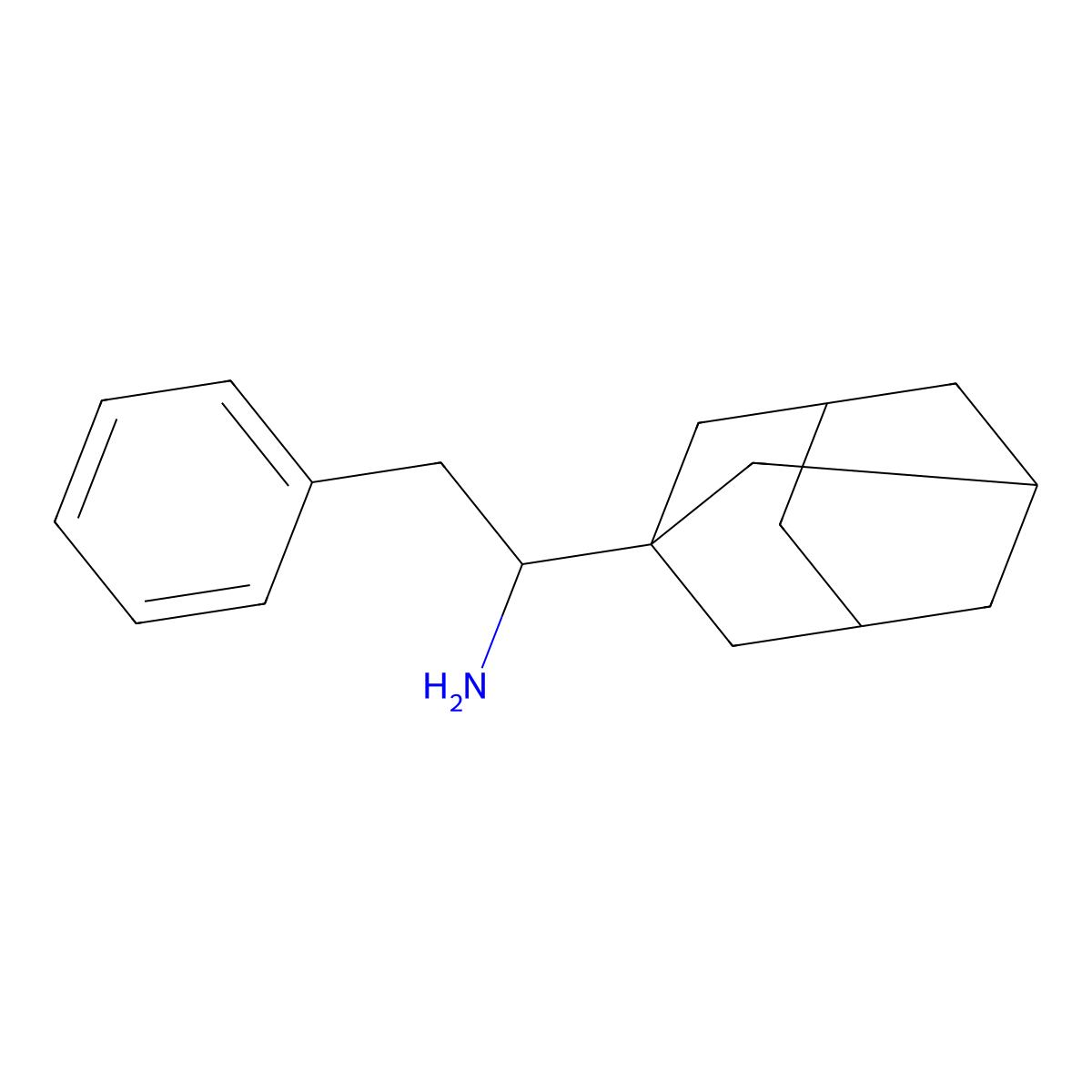 1-(Adamantan-1-yl)-2-phenylethanamine molecular structure, CAS 1283949-16-5