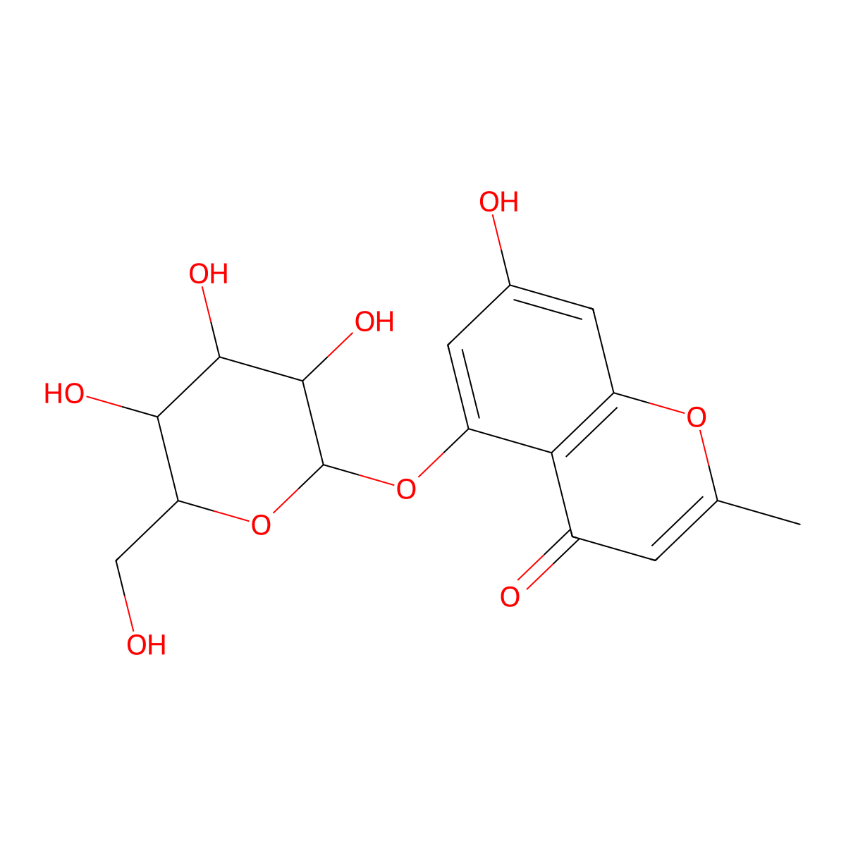 Schumanniofioside A molecular structure, CAS 128396-15-6
