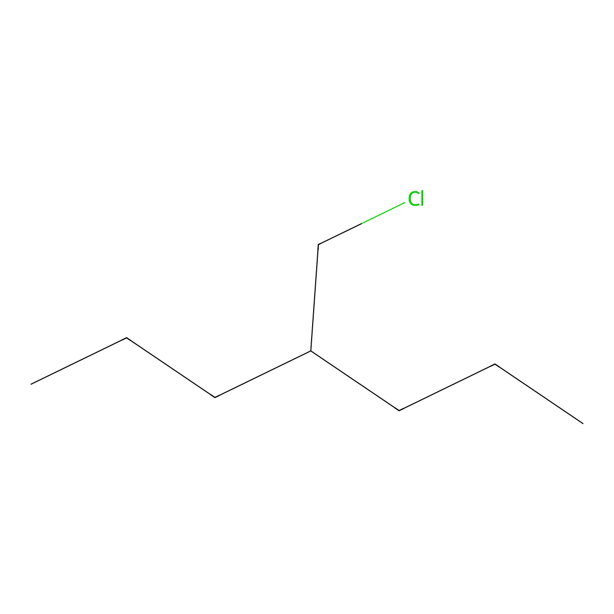 4-(Chloromethyl)heptane molecular structure, CAS 128400-02-2