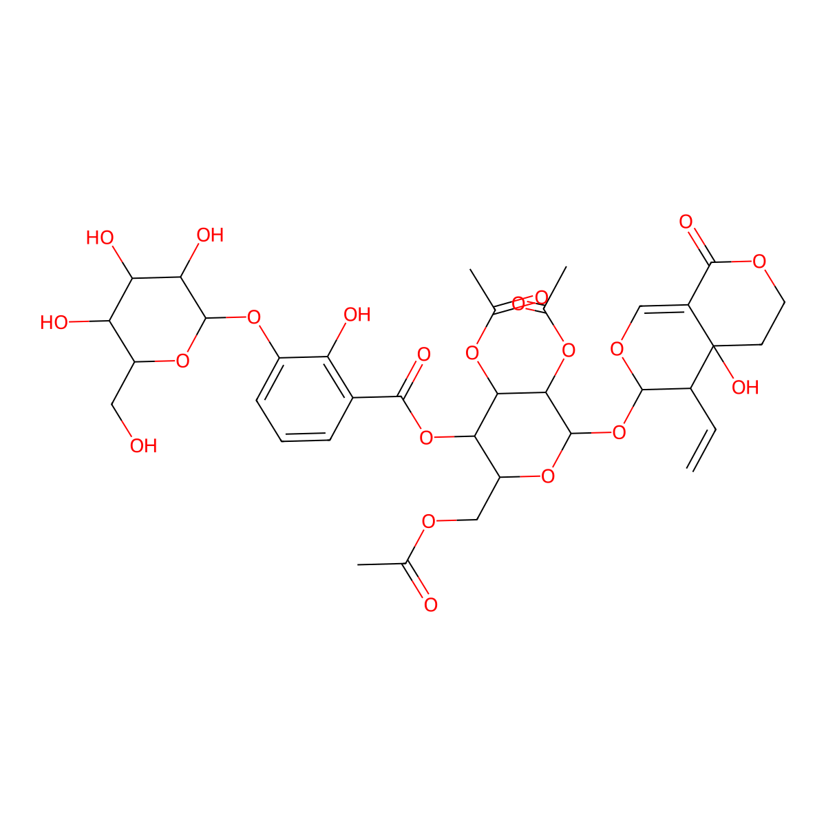 Rindoside molecular structure, CAS 128420-44-0