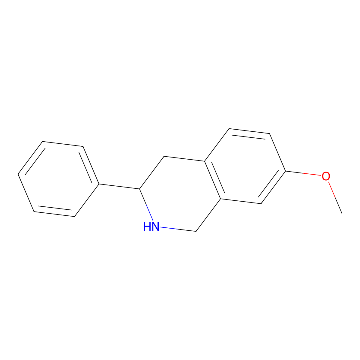 7-Methoxy-3-phenyl-1,2,3,4-tetrahydroisoquinoline molecular structure, CAS 1284210-24-7