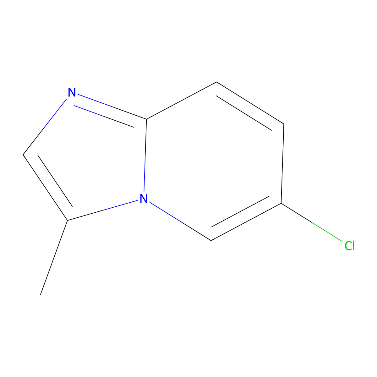 6-Chloro-3-methylimidazo[1,2-A]pyridine molecular structure, CAS 1284210-65-6