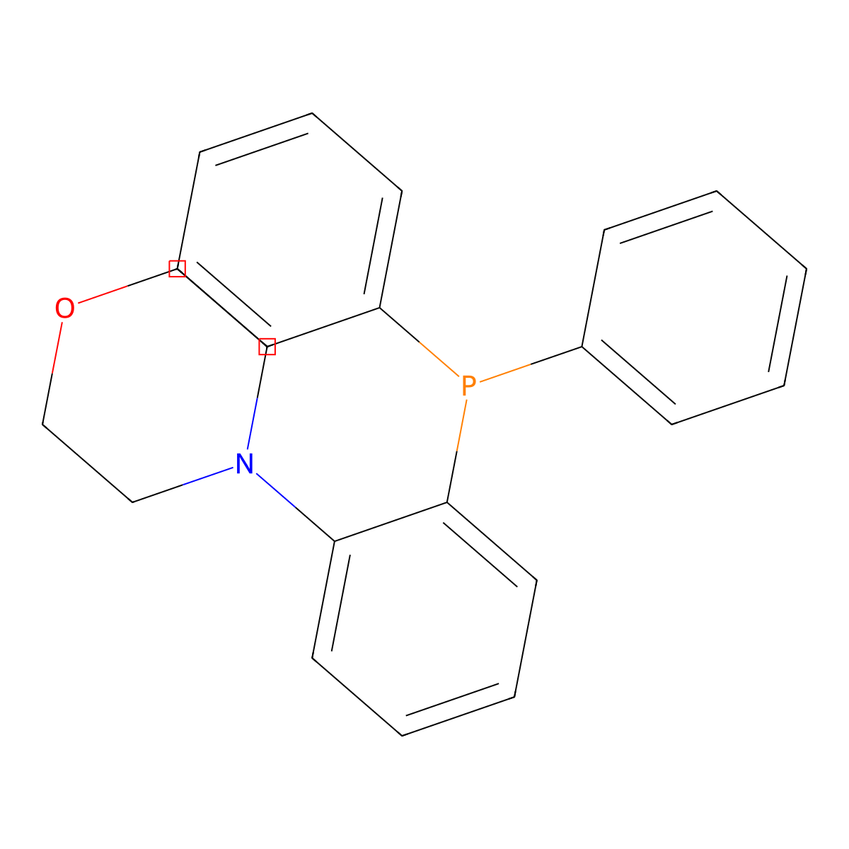 4-(2-(Diphenylphosphino)phenyl)morpholine molecular structure, CAS 1284216-75-6