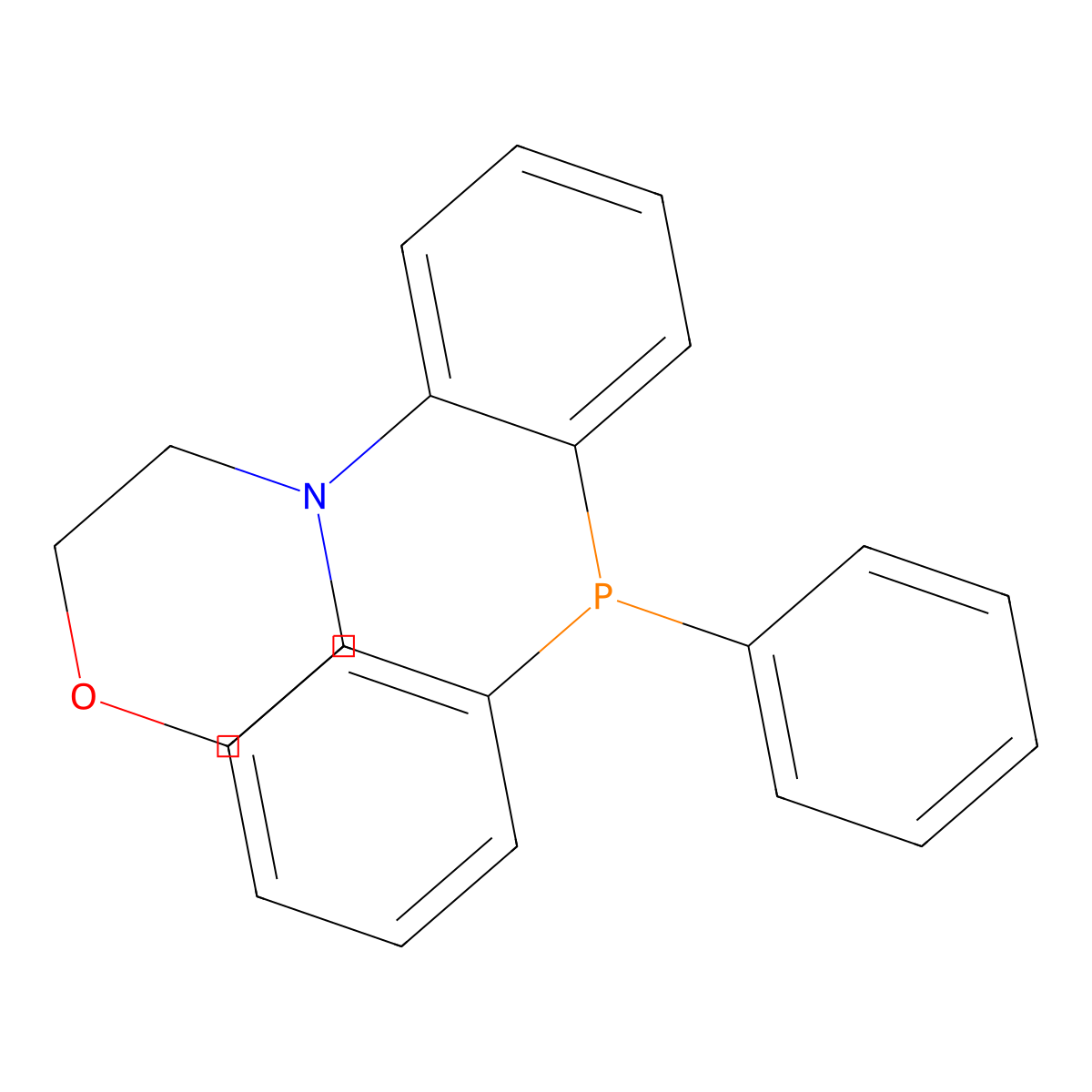4-(2-(Diphenylphosphino)phenyl)morpholine molecular structure, CAS 1284216-75-6