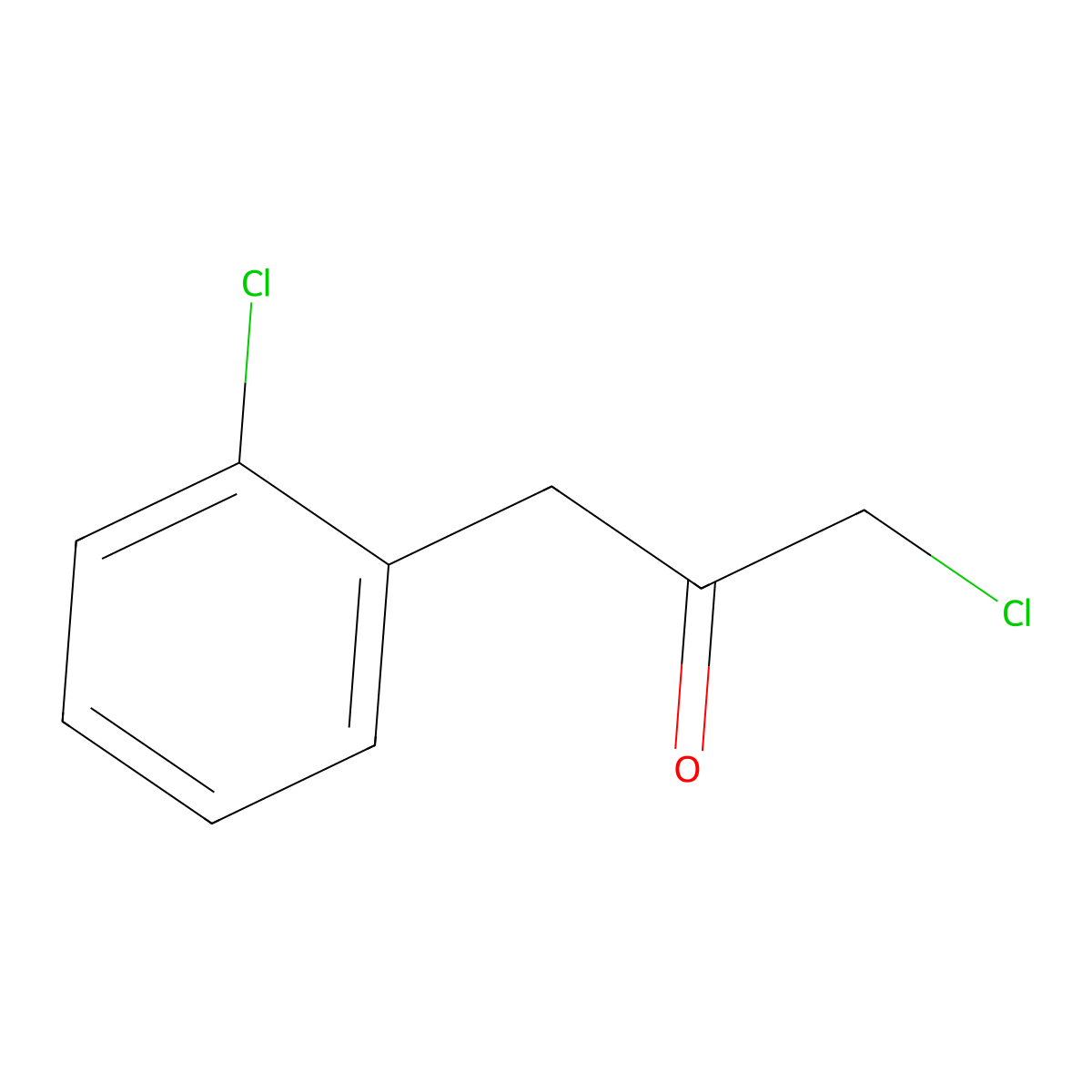 1-Chloro-3-(2-chlorophenyl)propan-2-one molecular structure, CAS 128426-51-7