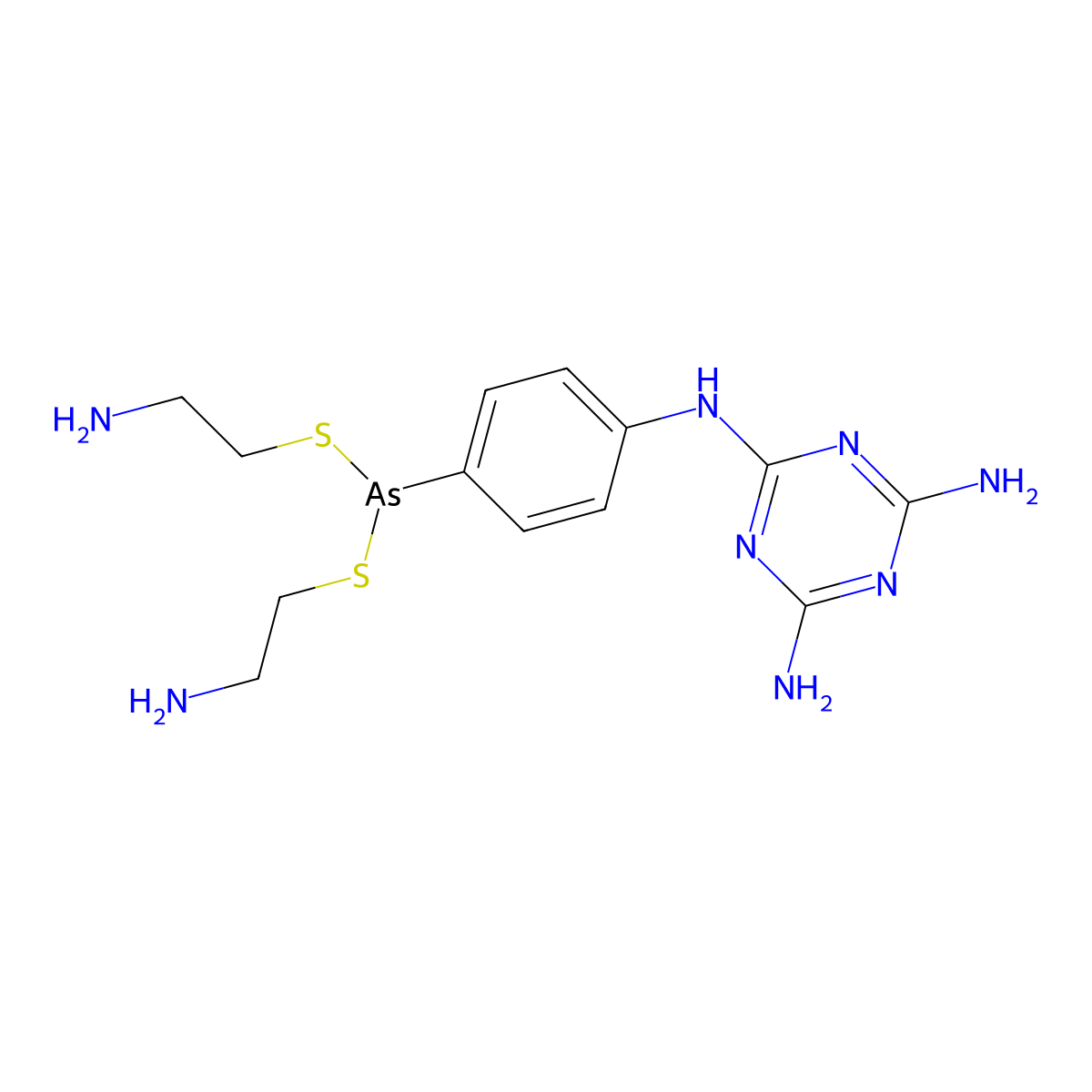 Melarsomine molecular structure, CAS 128470-15-5