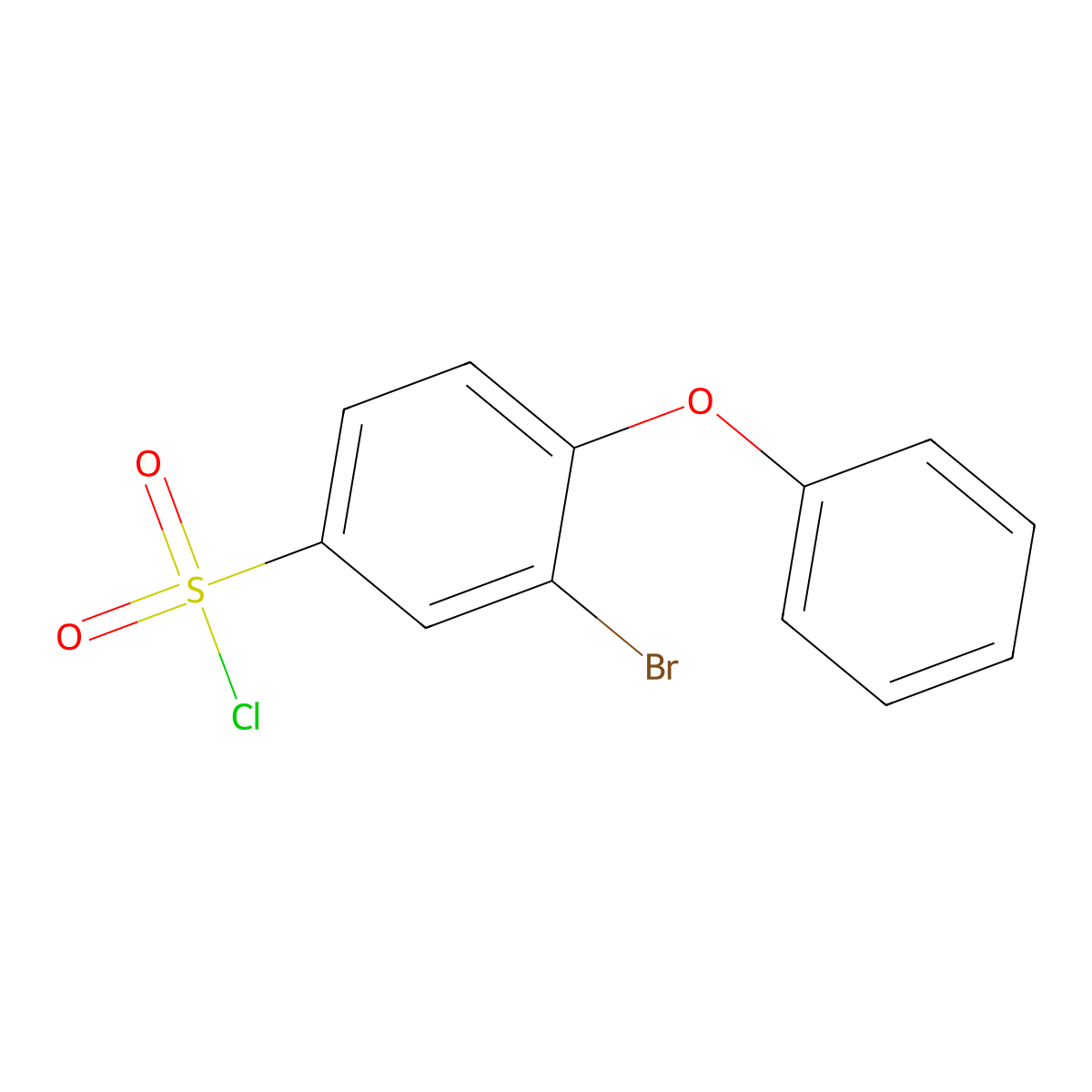 3-Bromo-4-phenoxybenzene-1-sulfonyl chloride molecular structure, CAS 1284960-73-1