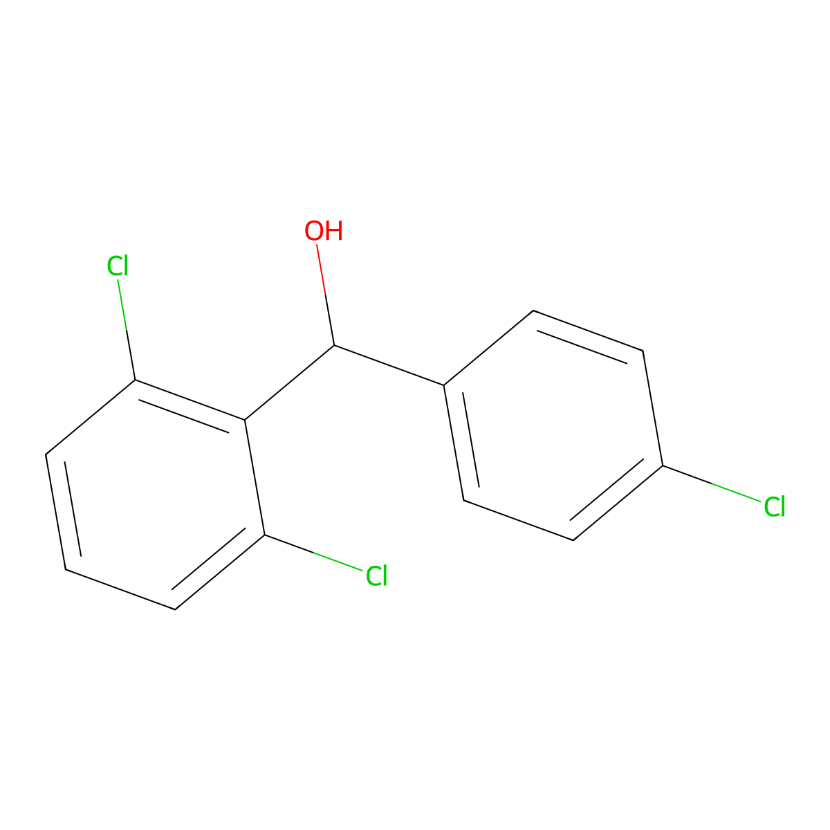 2,6-Dichloro-alpha-(4-chlorophenyl)benZenemethanol molecular structure, CAS 1285033-11-5