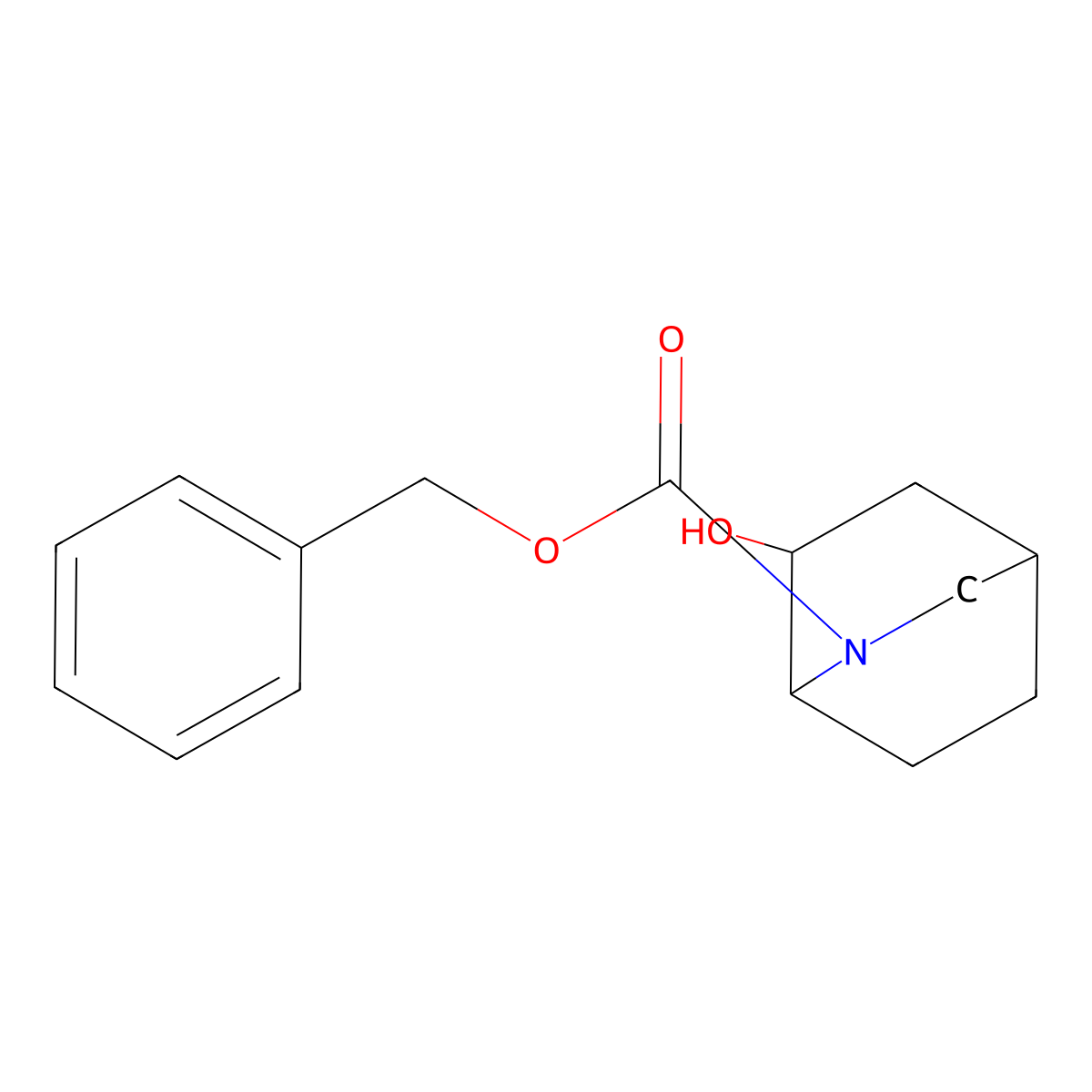 Benzyl 6-hydroxy-2-azabicyclo[2.2.2]octane-2-carboxylate molecular structure, CAS 128507-94-8