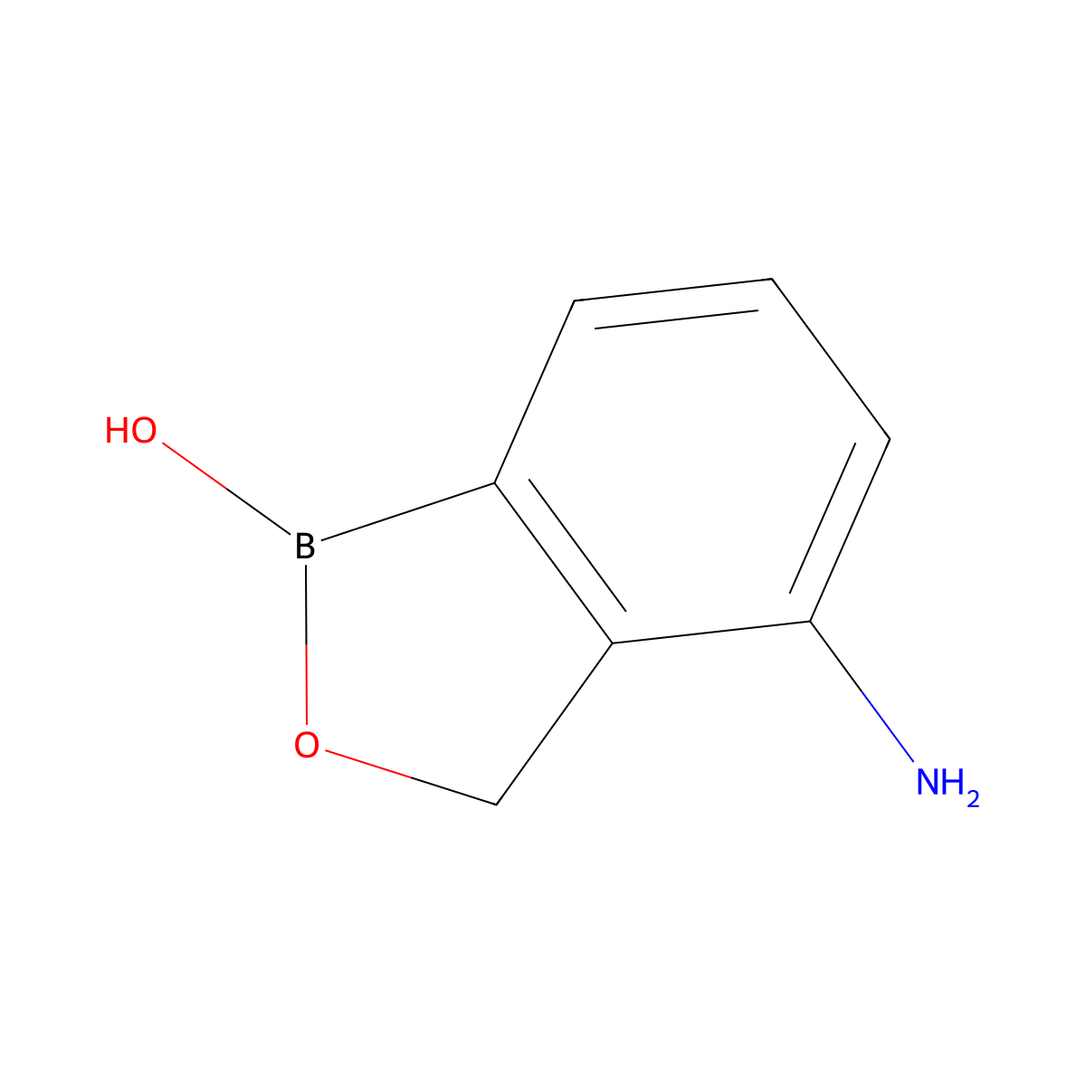 4-aminobenzo[c][1,2]oxaborol-1(3H)-ol molecular structure, CAS 1285533-08-5