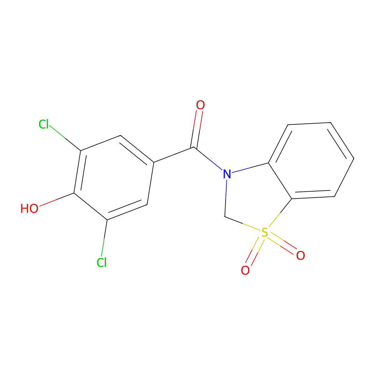 Dotinurad molecular structure, CAS 1285572-51-1