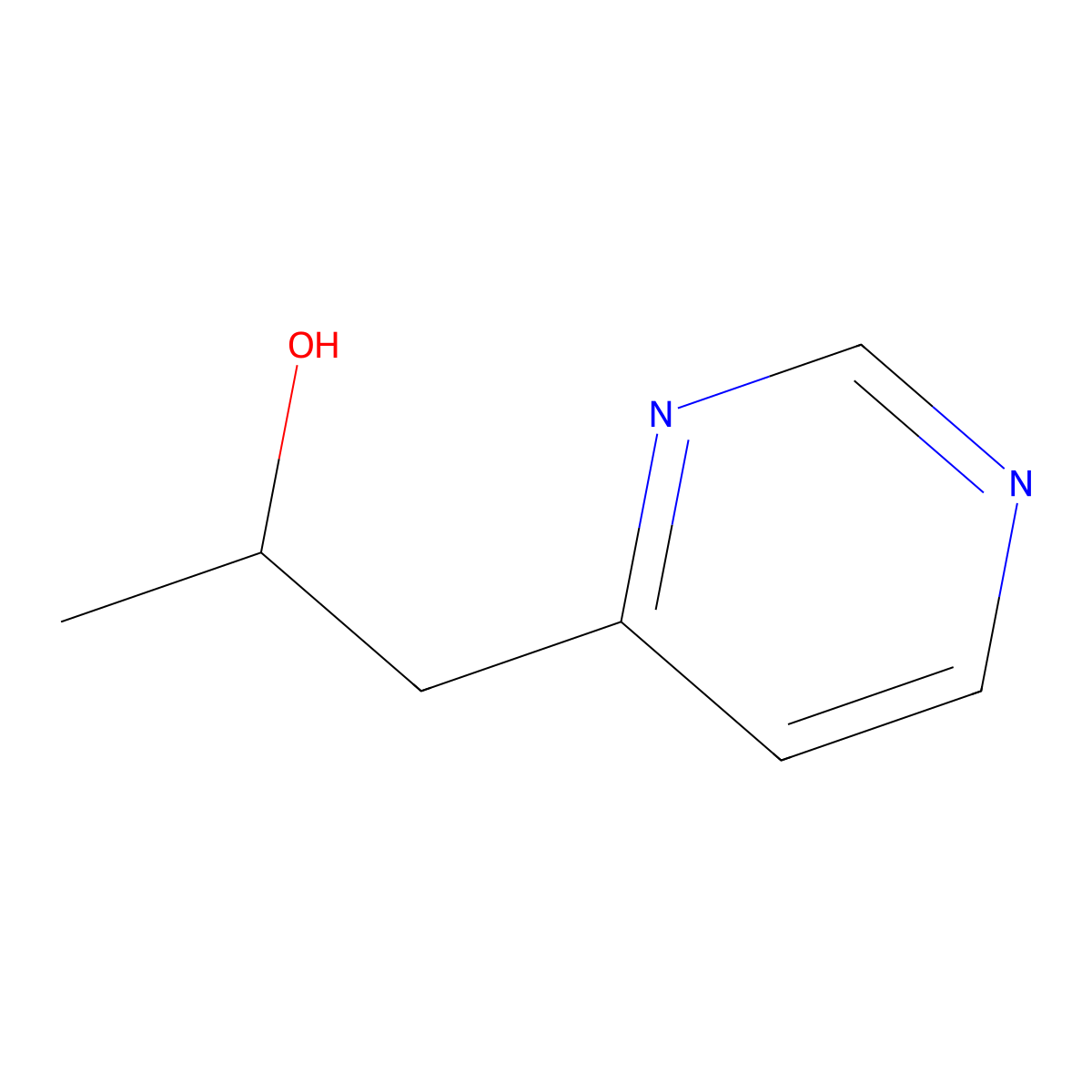 1-(Pyrimidin-4-yl)propan-2-ol molecular structure, CAS 1285585-82-1