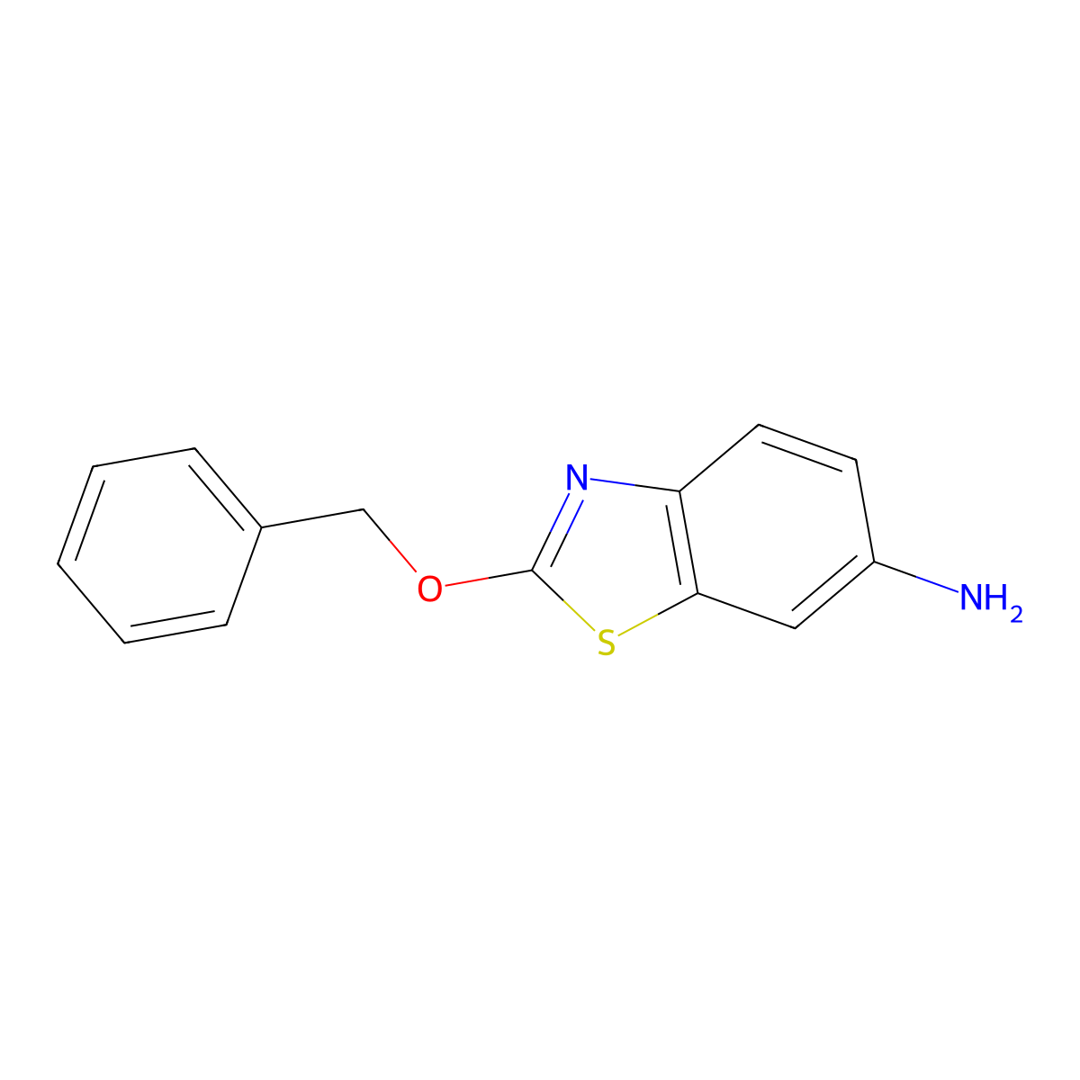 2-(Benzyloxy)-1,3-benzothiazol-6-amine molecular structure, CAS 1285593-37-4