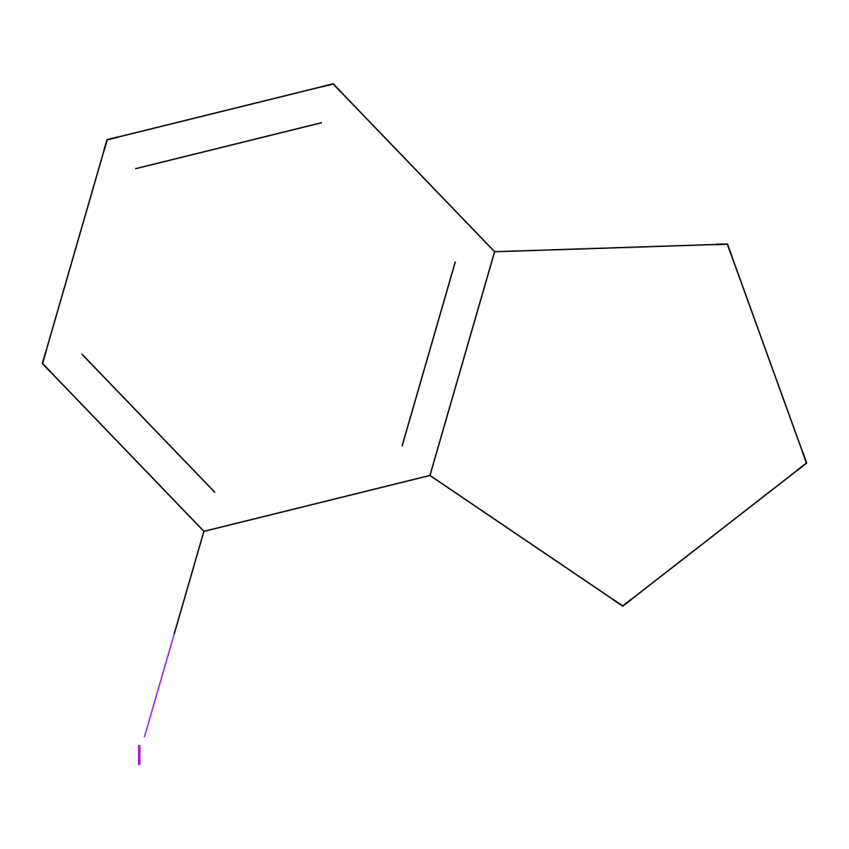 4-Iodo-2,3-dihydro-1H-indene molecular structure, CAS 1285718-21-9