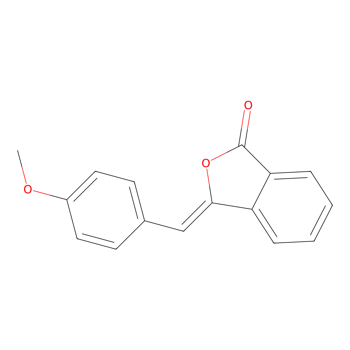 3-(4-Methoxybenzylidene)phthalide molecular structure, CAS 1286101-71-0