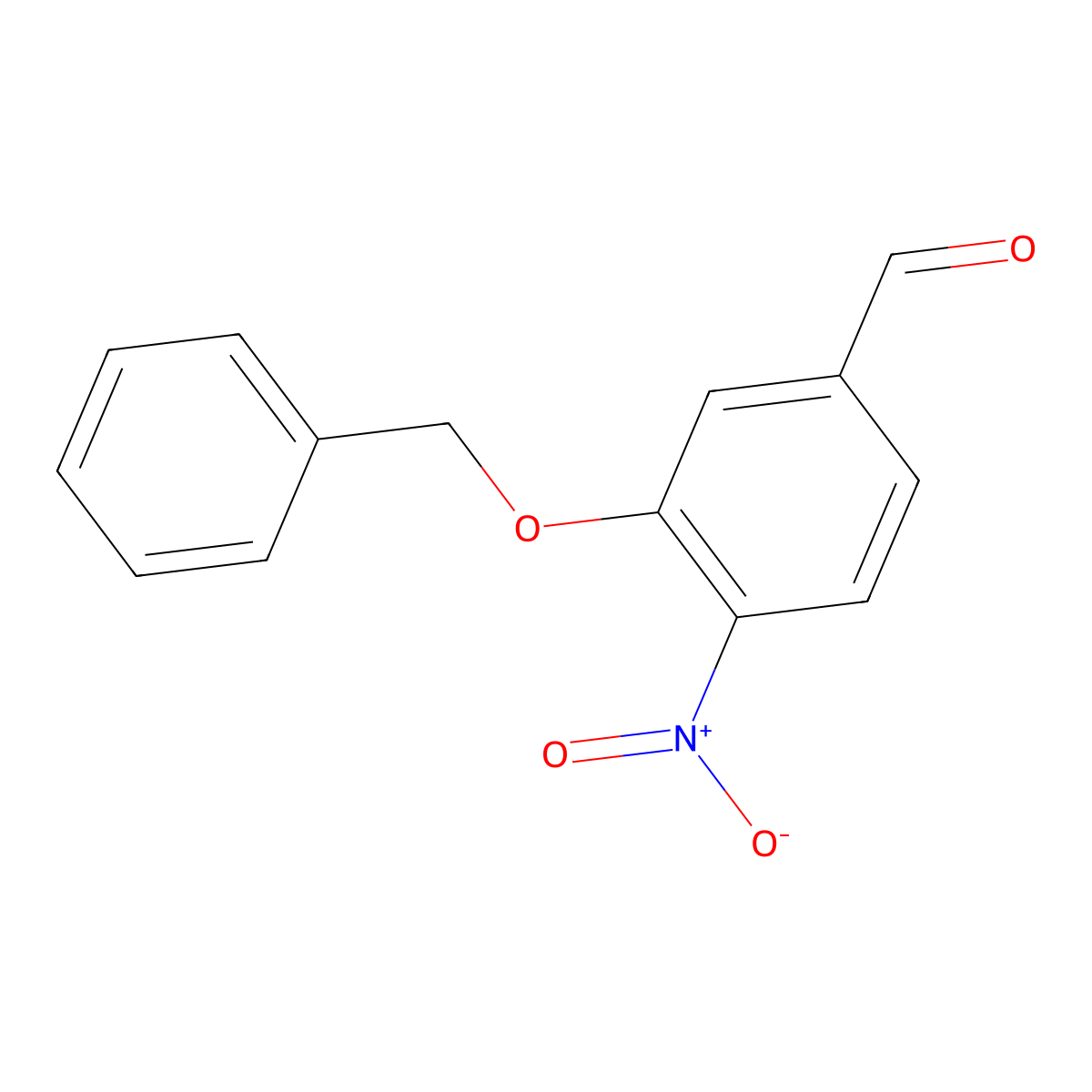 3-(Benzyloxy)-4-nitrobenzaldehyde molecular structure, CAS 128618-91-7