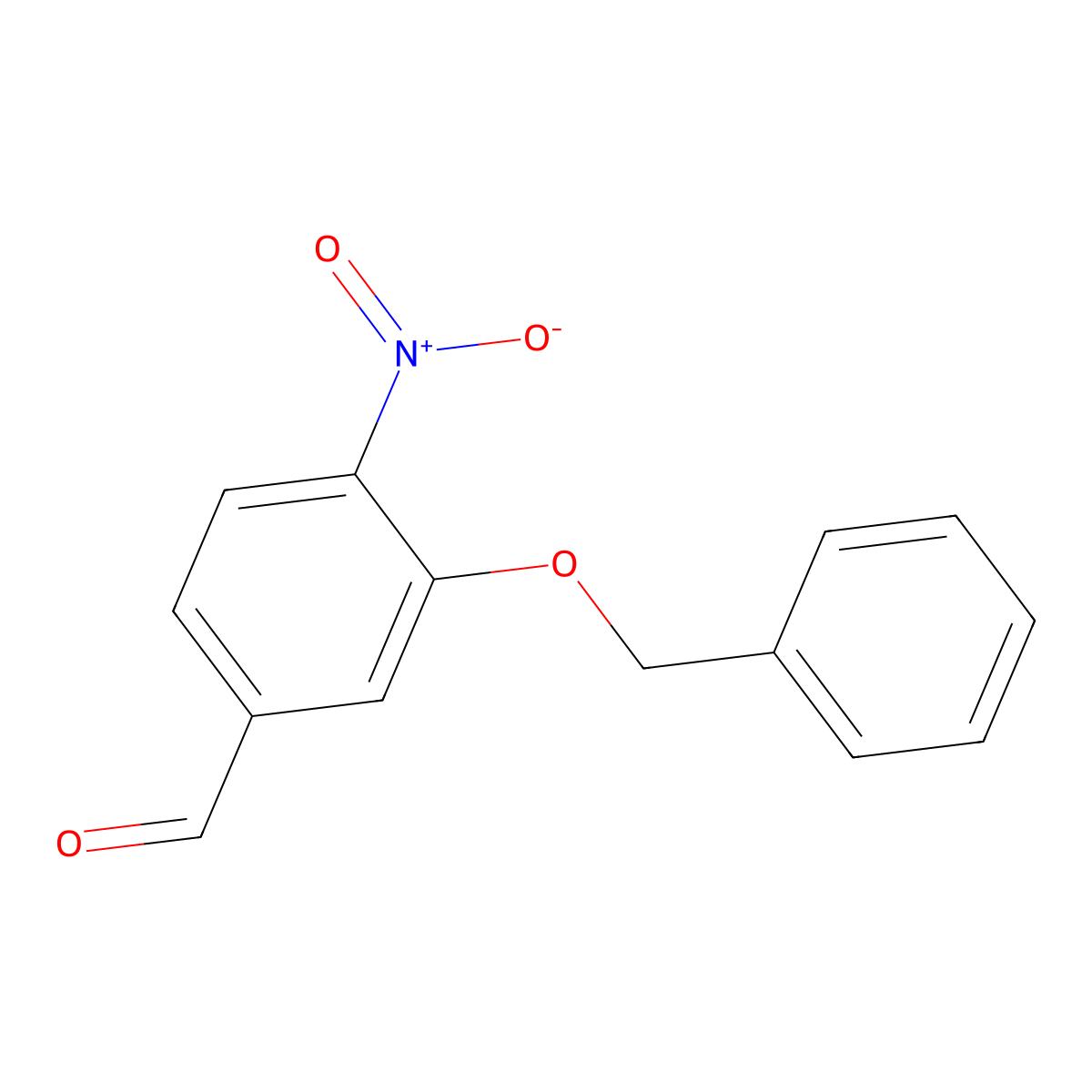 3-(Benzyloxy)-4-nitrobenzaldehyde molecular structure, CAS 128618-91-7