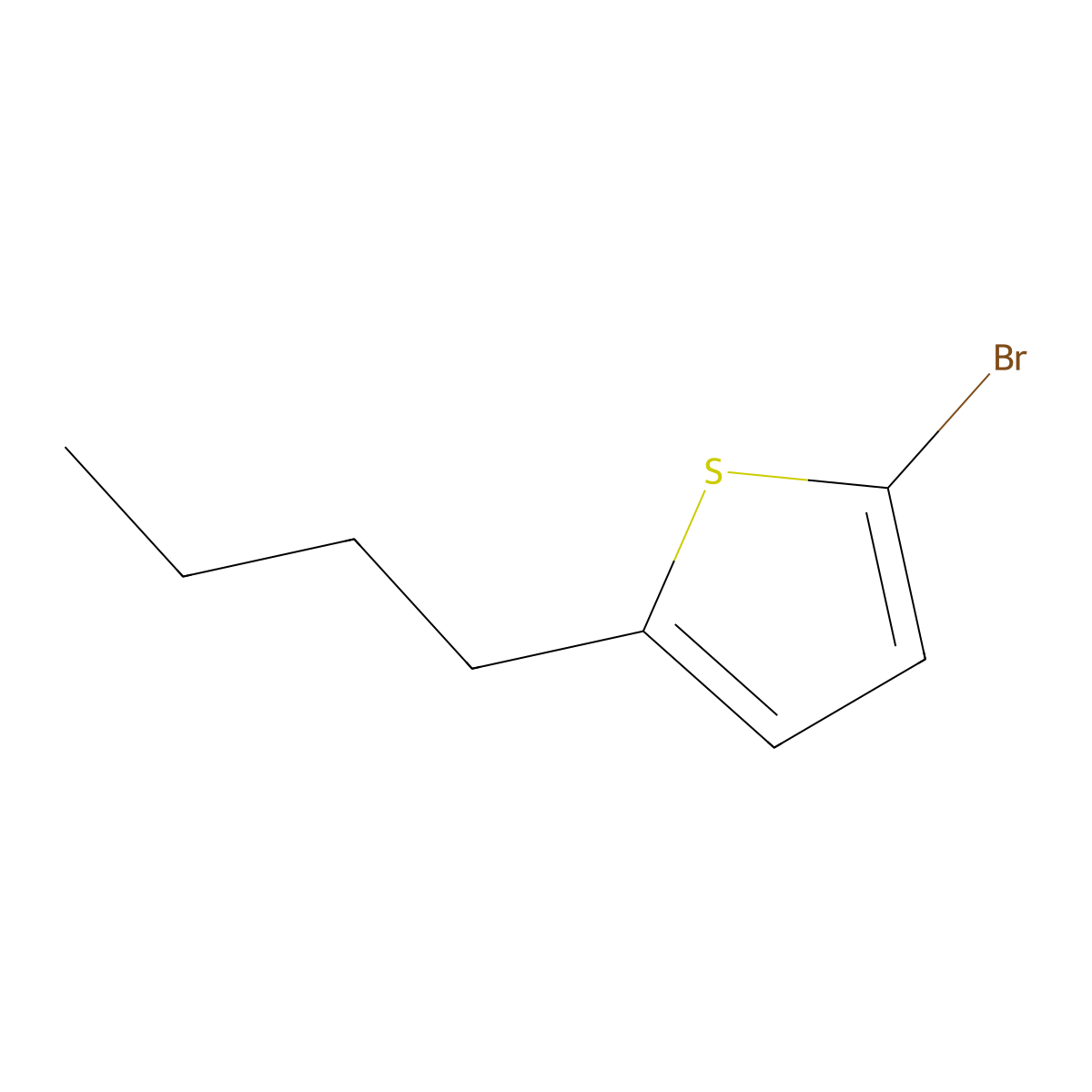 2-bromo-5-butylThiophene molecular structure, CAS 128619-83-0