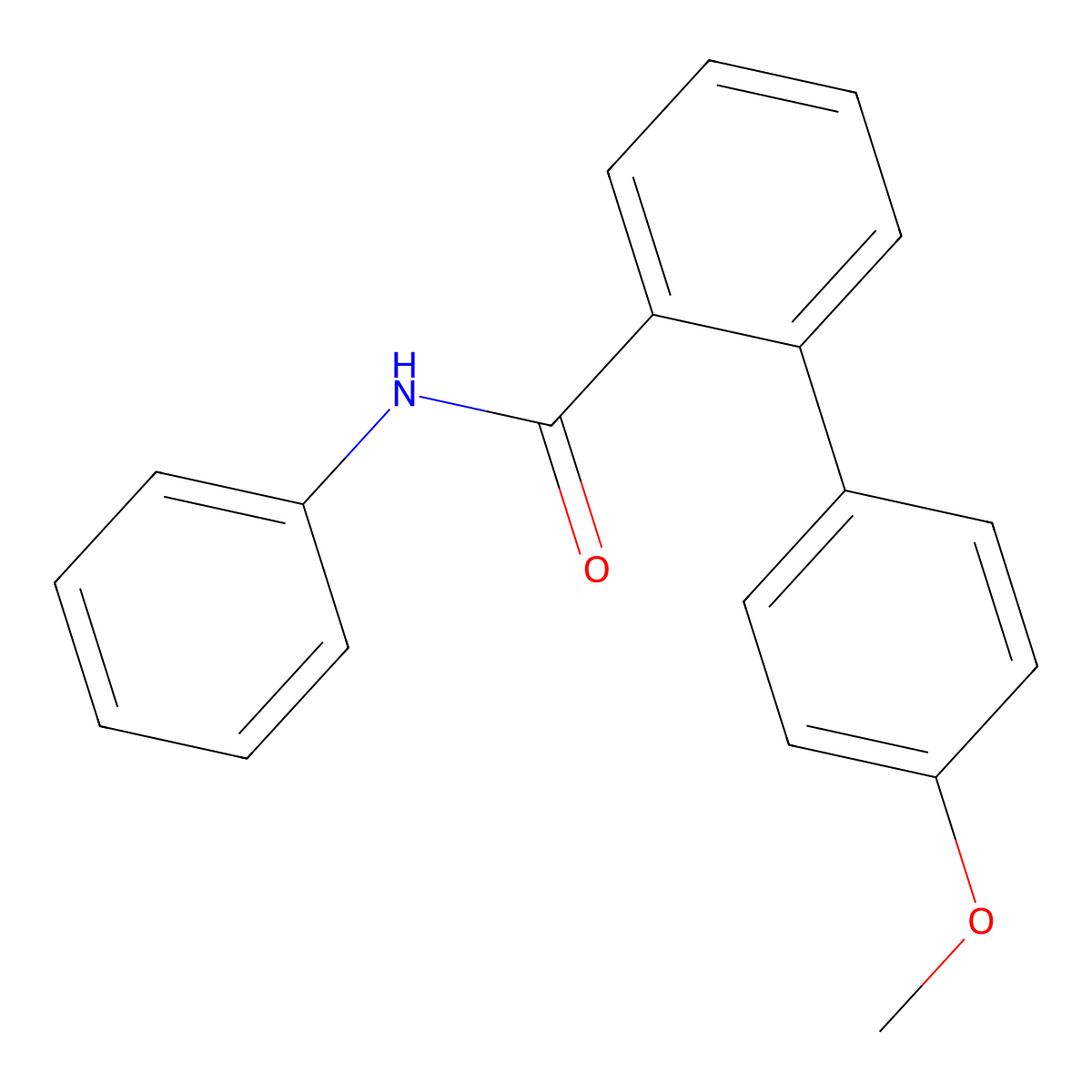 4'-Methoxy-N-phenyl-[1,1'-biphenyl]-2-carboxamide molecular structure, CAS 1286261-77-5