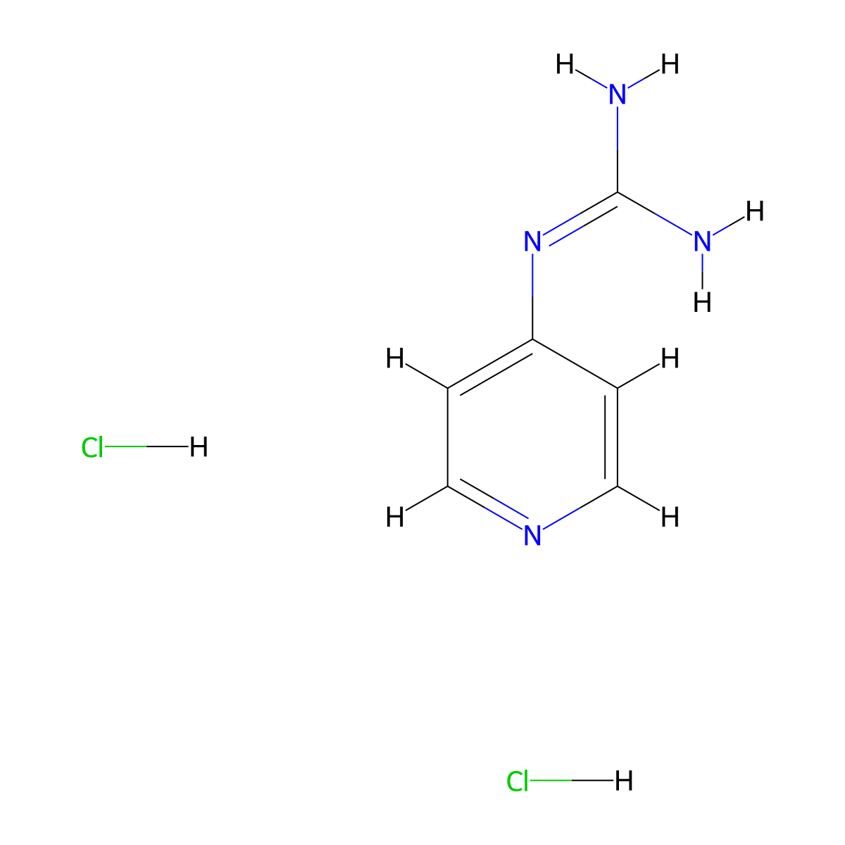 N-Pyridin-4-yl-guanidine dihydrochloride molecular structure, CAS 1286277-20-0