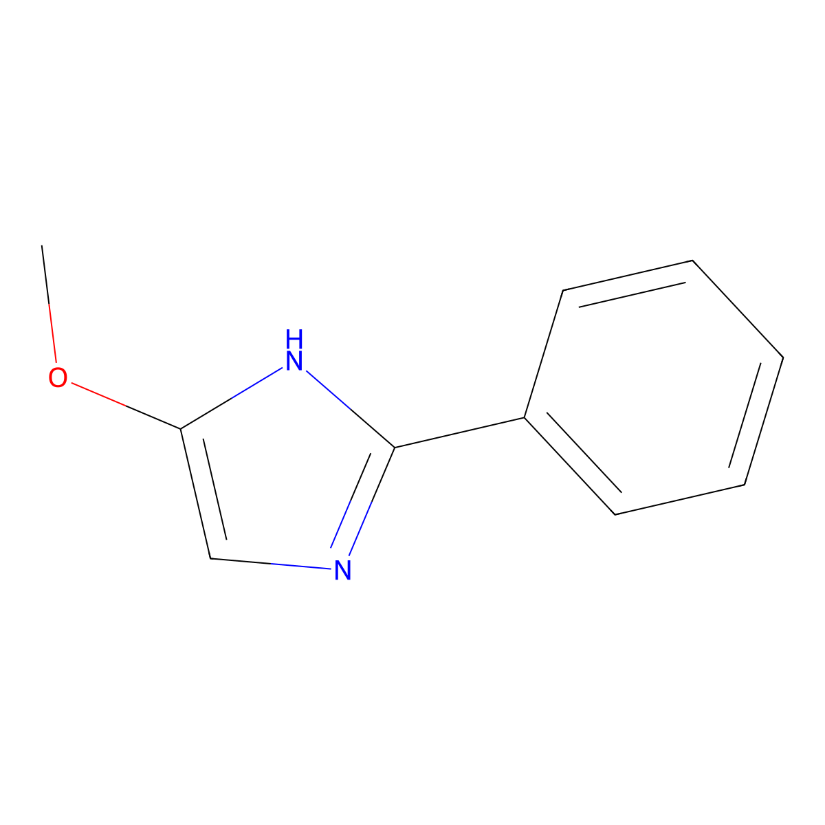 5-Methoxy-2-phenyl-1H-imidazole molecular structure, CAS 128666-05-7