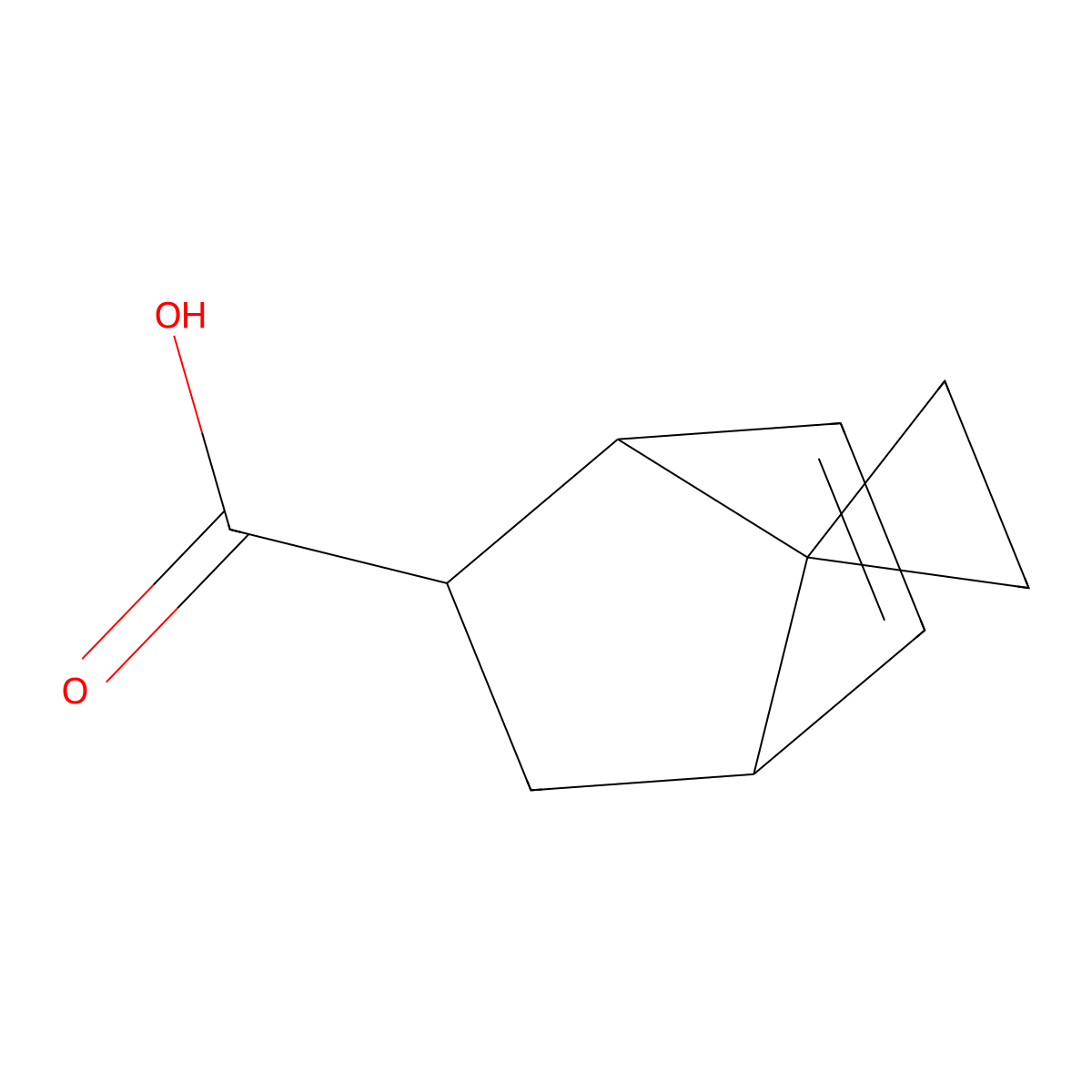Spiro[bicyclo[2.2.1]heptane-7,1'-cyclopropane]-5-ene-2-carboxylic acid molecular structure, CAS 1286700-28-4