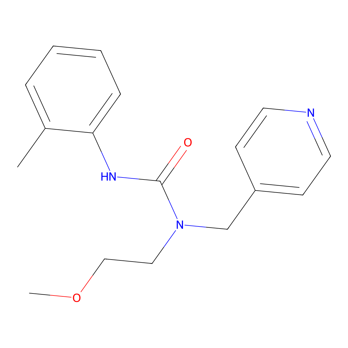1-(2-Methoxyethyl)-1-(pyridin-4-ylmethyl)-3-(o-tolyl)urea molecular structure, CAS 1286712-02-4