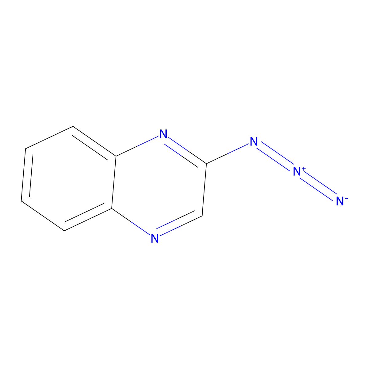 2-Azidoquinoxaline molecular structure, CAS 1286712-14-8