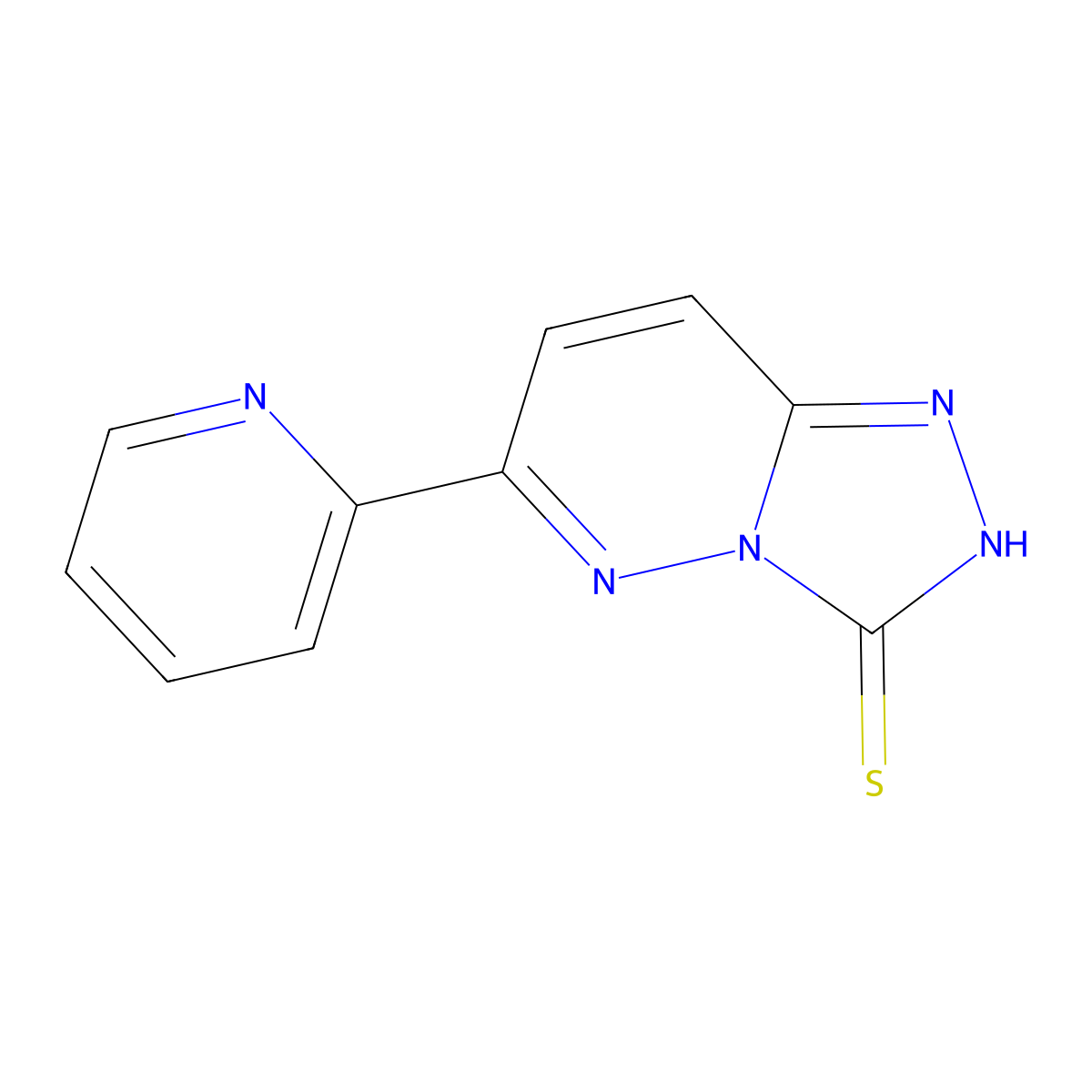 6-(Pyridin-2-yl)-[1,2,4]triazolo[4,3-b]pyridazine-3-thiol molecular structure, CAS 1286713-75-4
