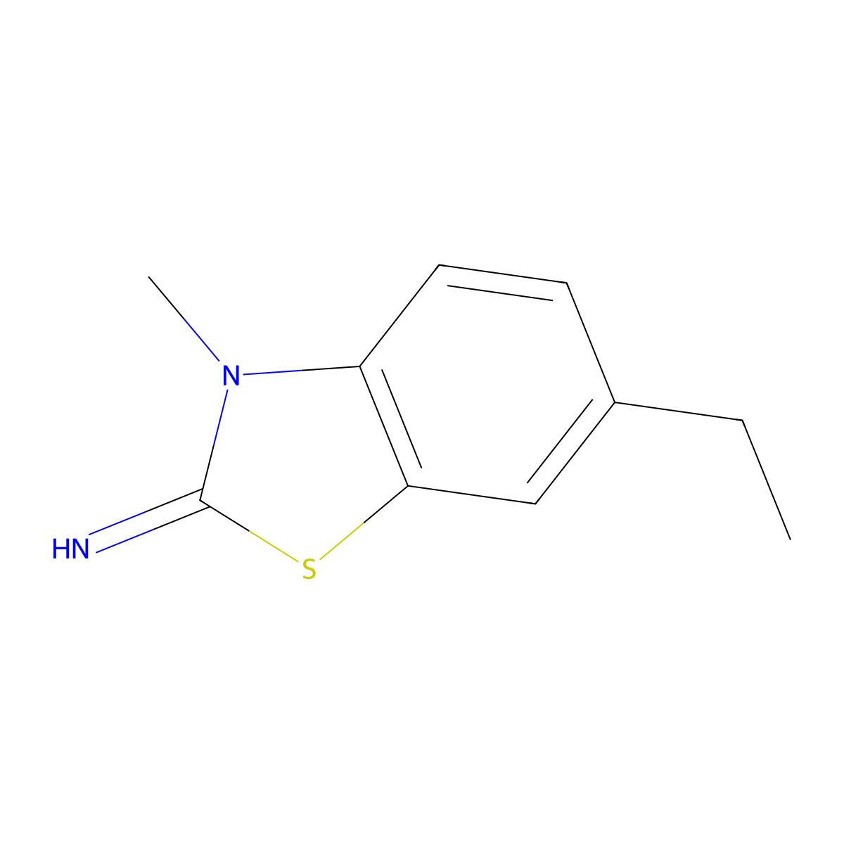 6-ethyl-3-methylbenzo[d]thiazol-2(3H)-imine molecular structure, CAS 1286717-18-7