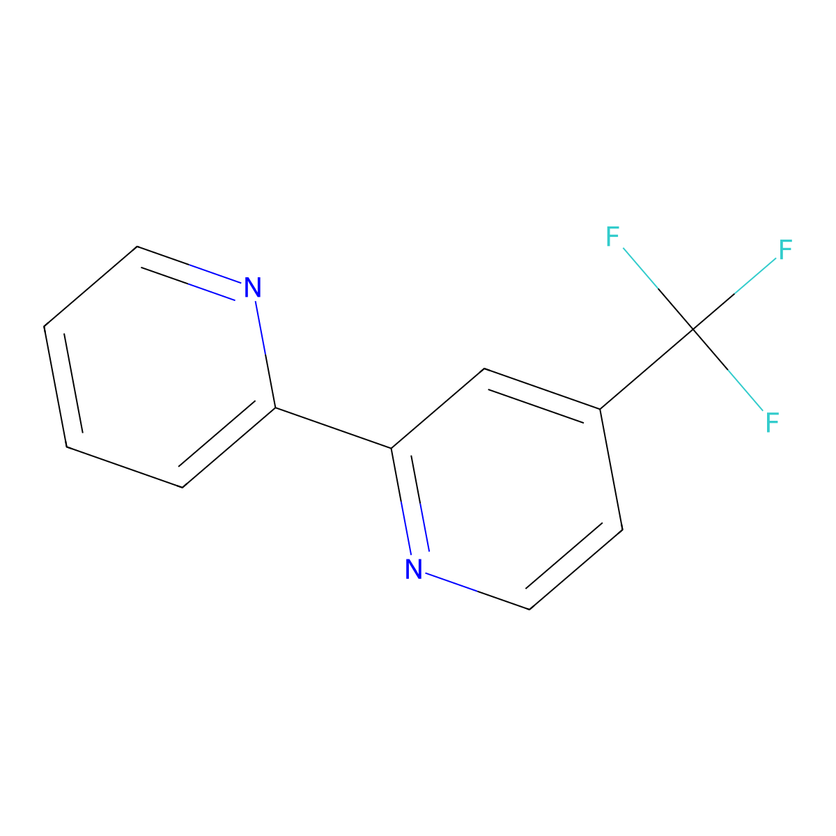 4-Trifluoromethyl-2,2'-bipyridine molecular structure, CAS 1286763-46-9