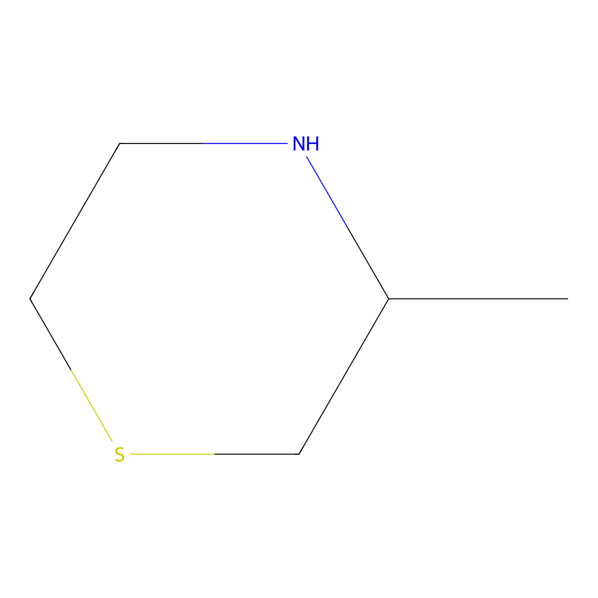 (3R)-3-methylthiomorpholine molecular structure, CAS 1286768-94-2