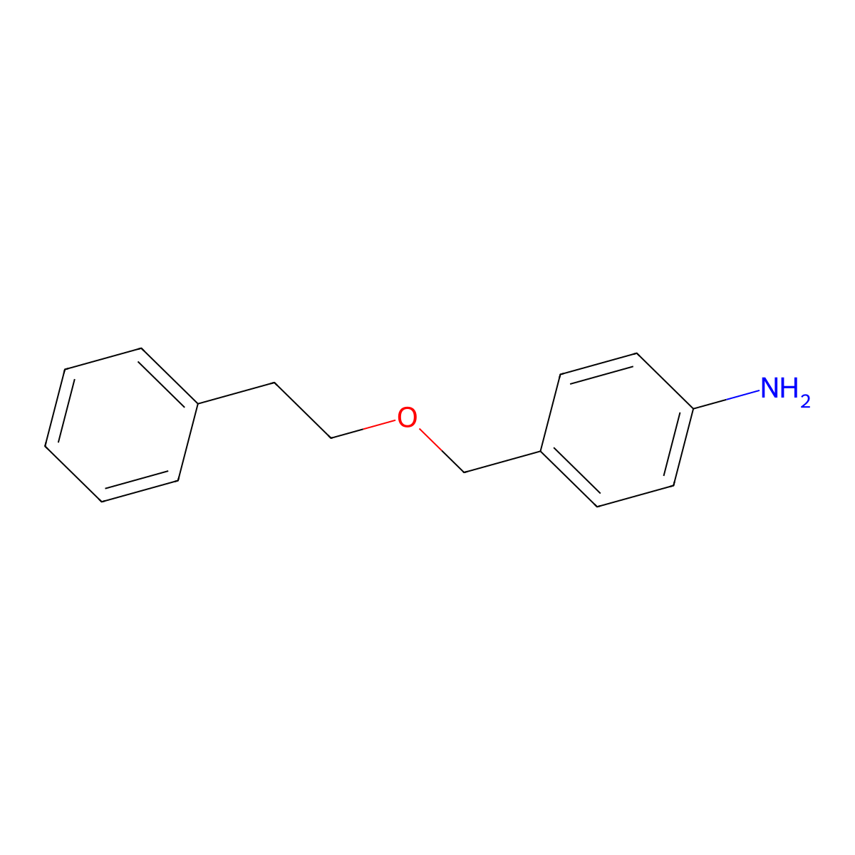 4-(Phenethoxymethyl)aniline molecular structure, CAS 128702-32-9