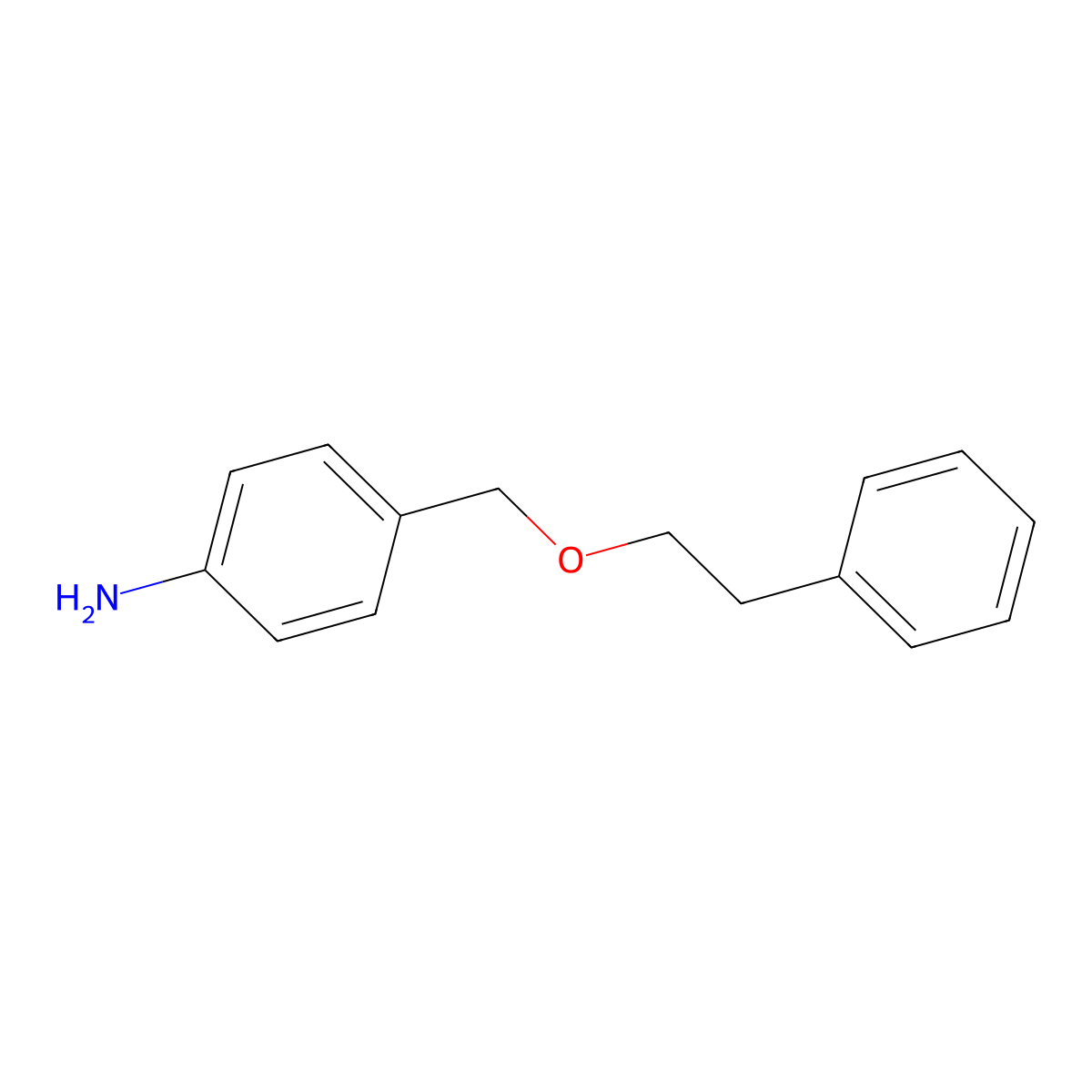 4-(Phenethoxymethyl)aniline molecular structure, CAS 128702-32-9