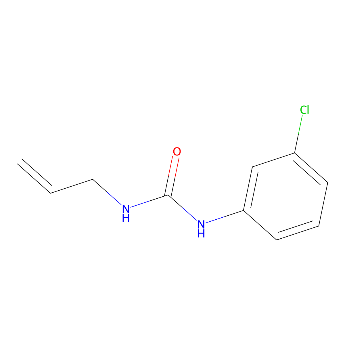 1-Allyl-3-(3-chlorophenyl)urea molecular structure, CAS 128720-23-0