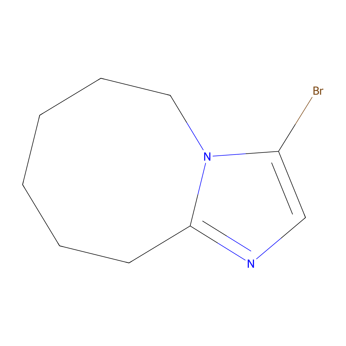 3-Bromo-5,6,7,8,9,10-hexahydroimidazo[1,2-a]azocine molecular structure, CAS 1287217-31-5