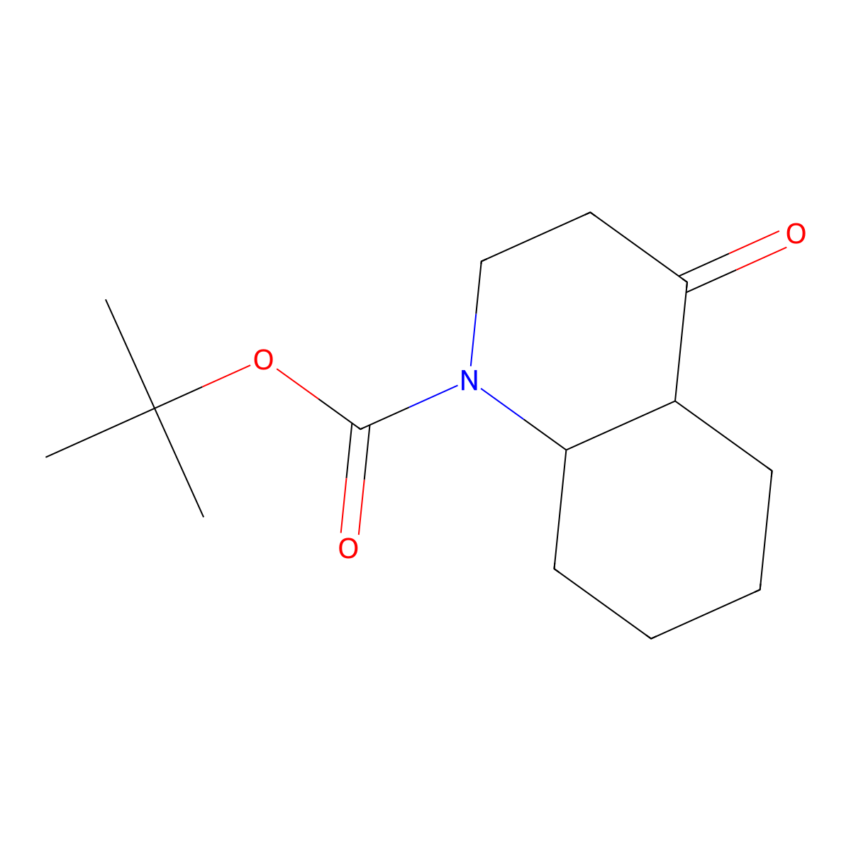 tert-Butyl 4-Oxooctahydroquinoline-1(2H)-carboxylate molecular structure, CAS 1287218-20-5