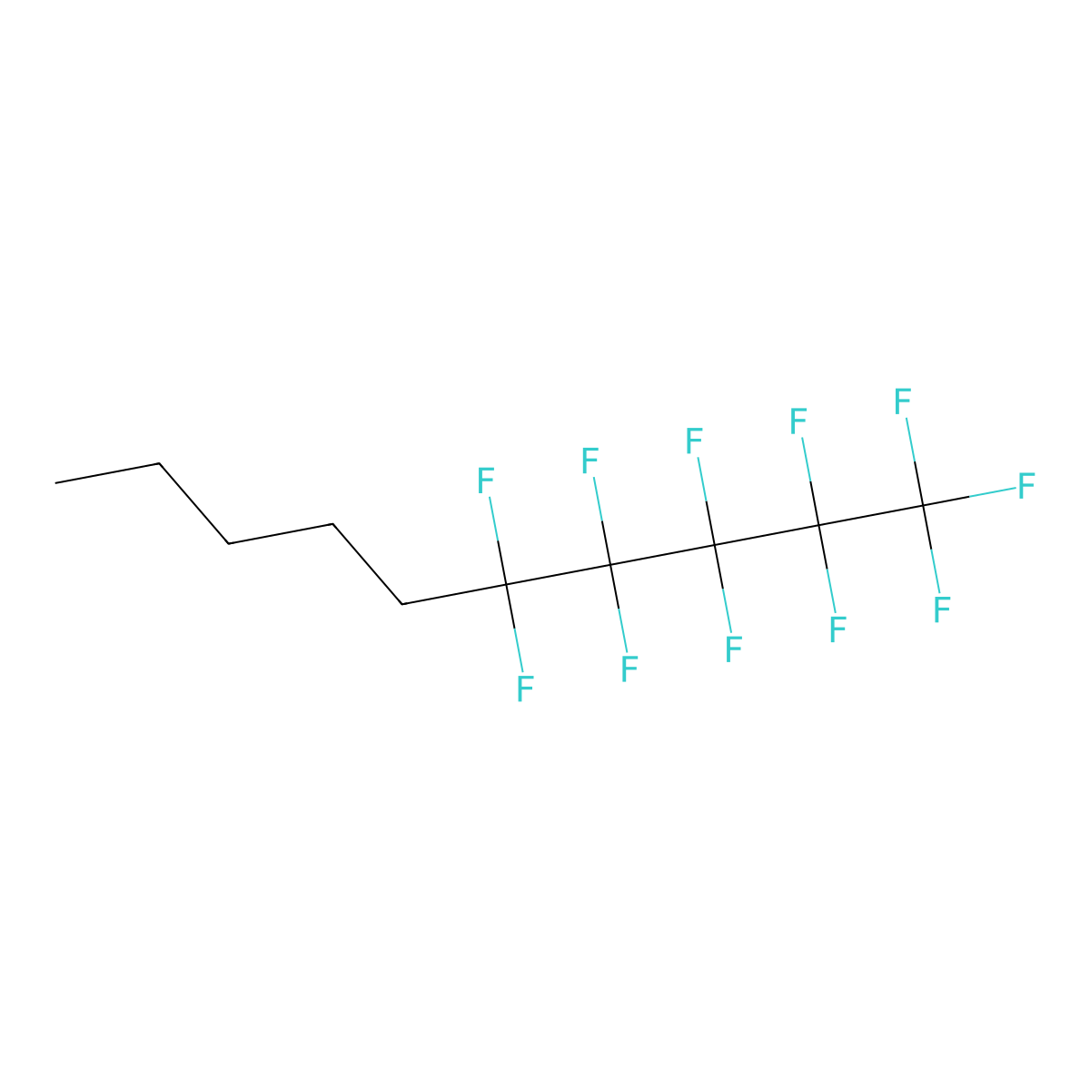 1,1,1,2,2,3,3,4,4,5,5-Undecafluorodecane molecular structure, CAS 1287702-46-8