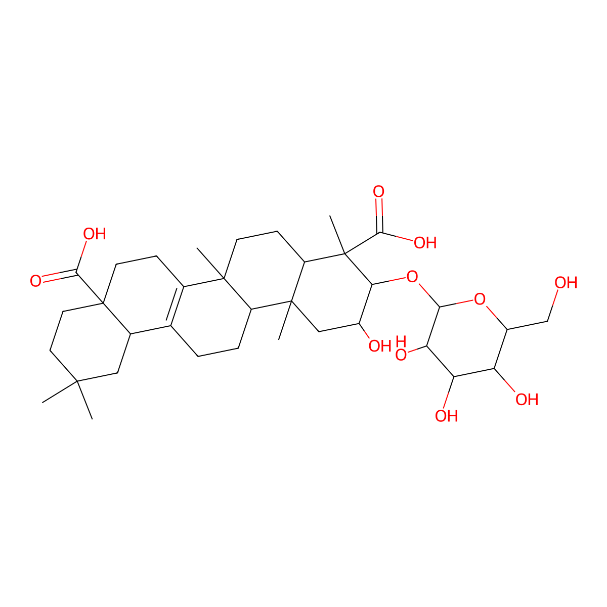 Fallaxsaponin A molecular structure, CAS 1287702-60-6